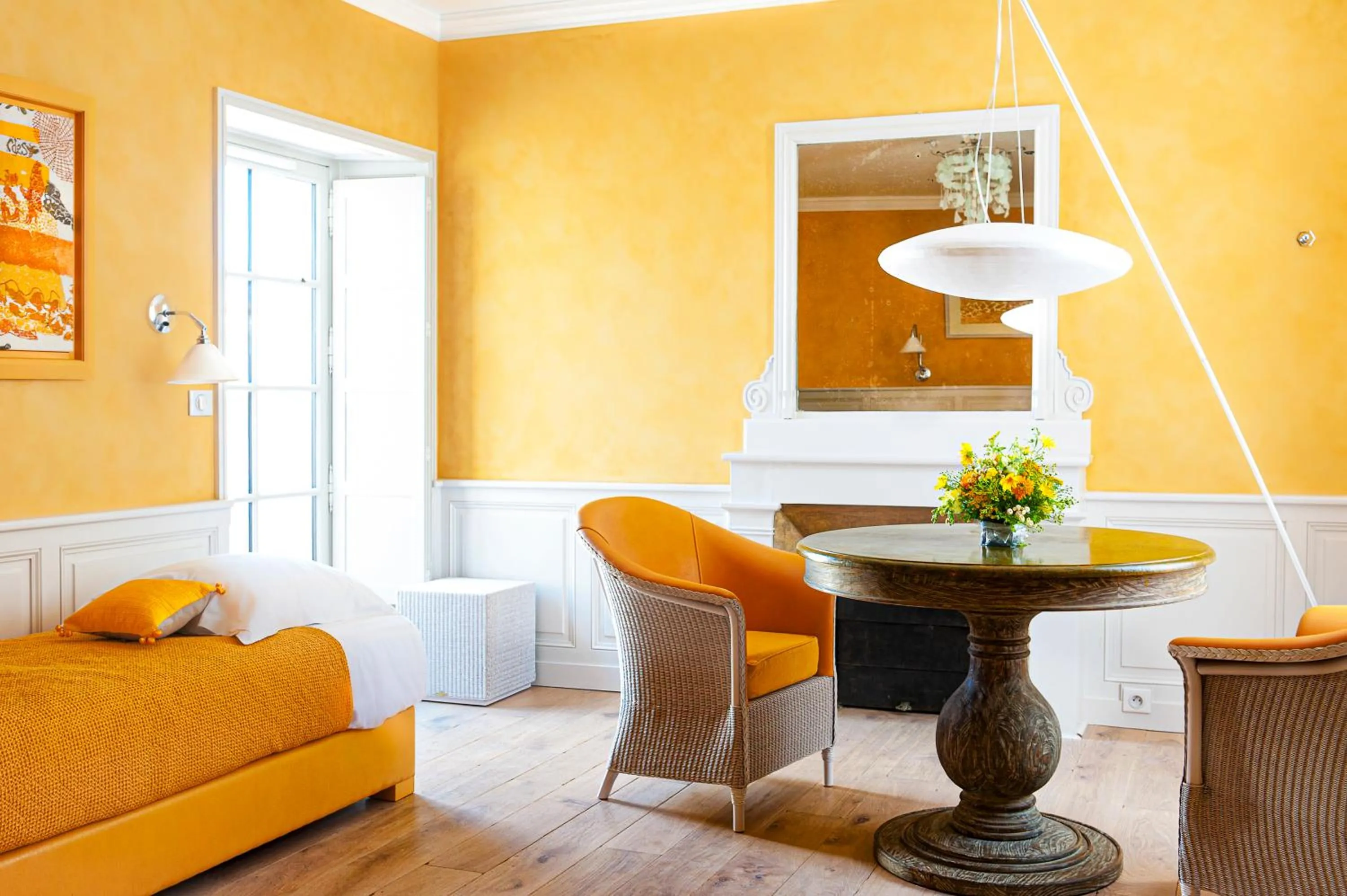 Seating area in Chambres d'Hôtes Eden Ouest