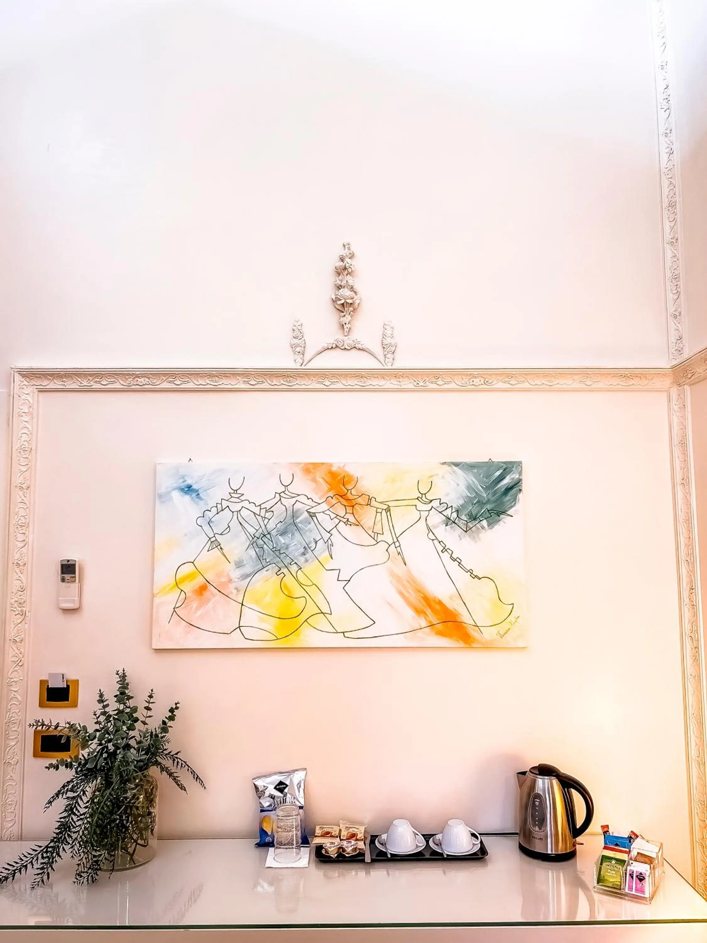 Decorative detail in Suites Rome