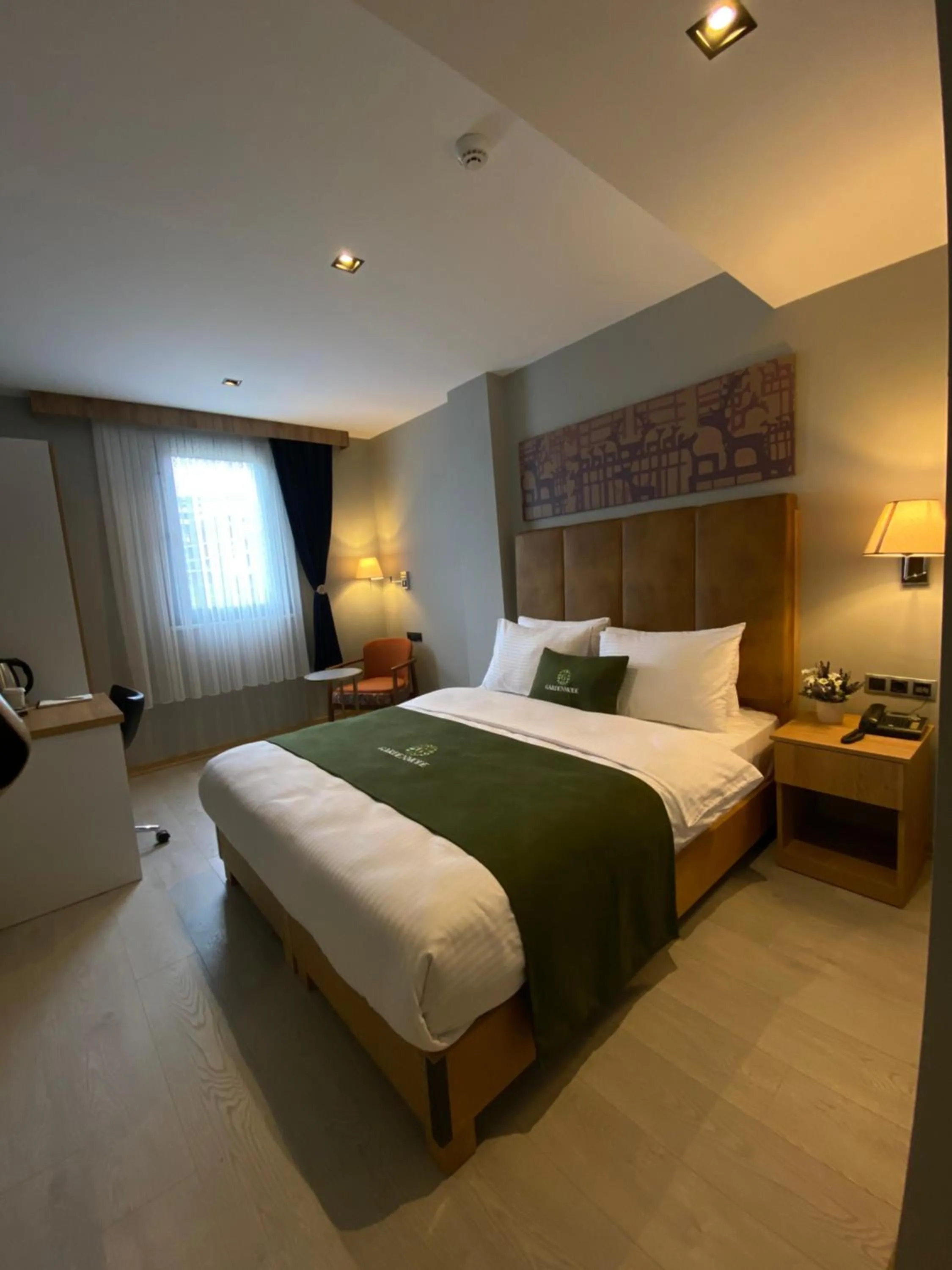 Bed in Gardenmode Airport Hotel