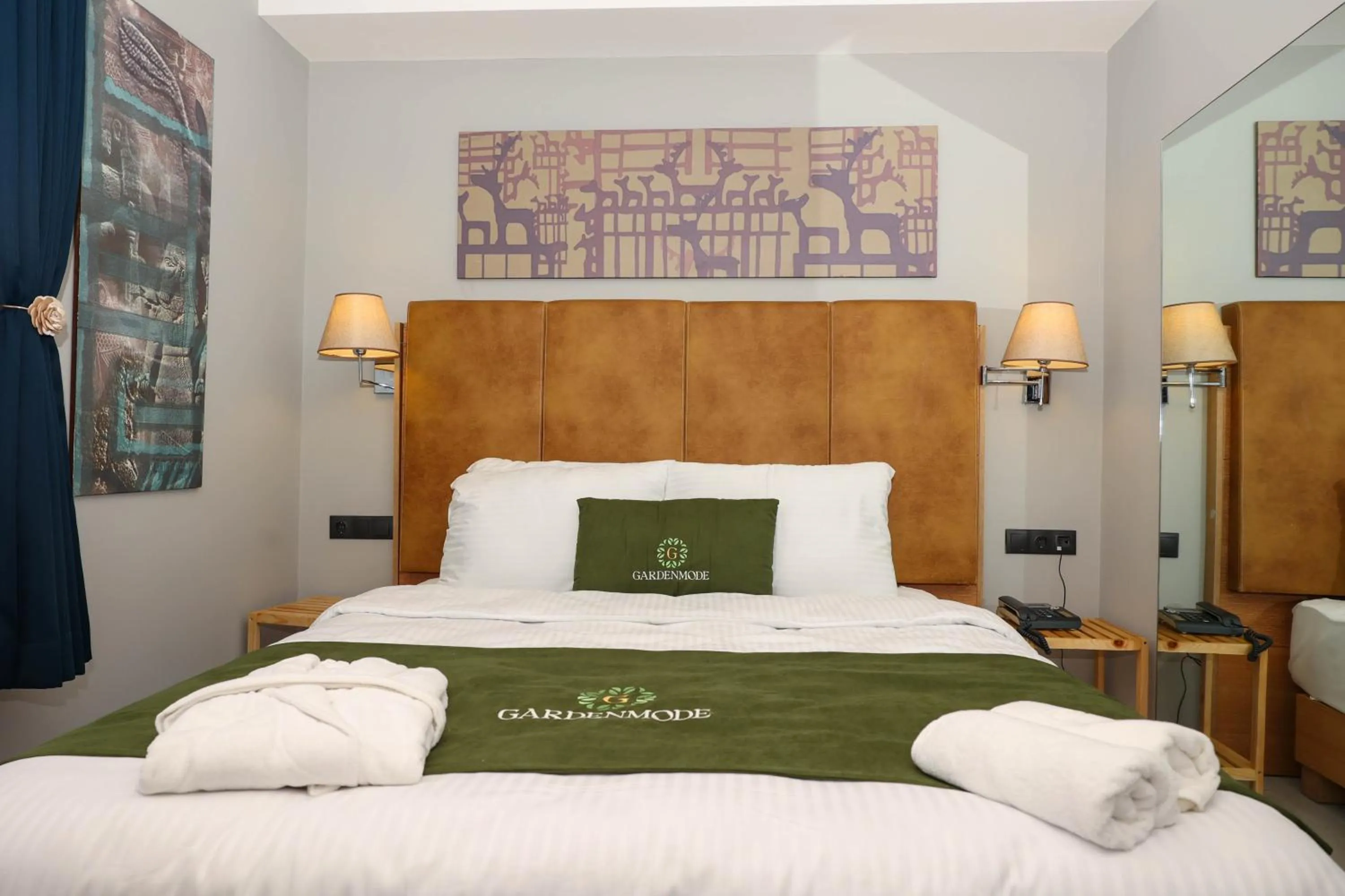 Bed in Gardenmode Airport Hotel