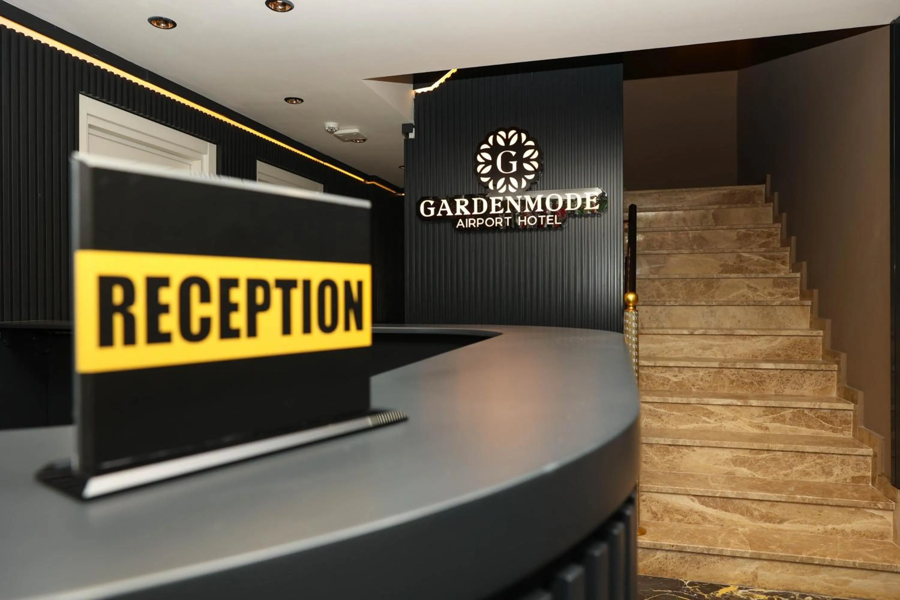 Lobby or reception in Gardenmode Airport Hotel
