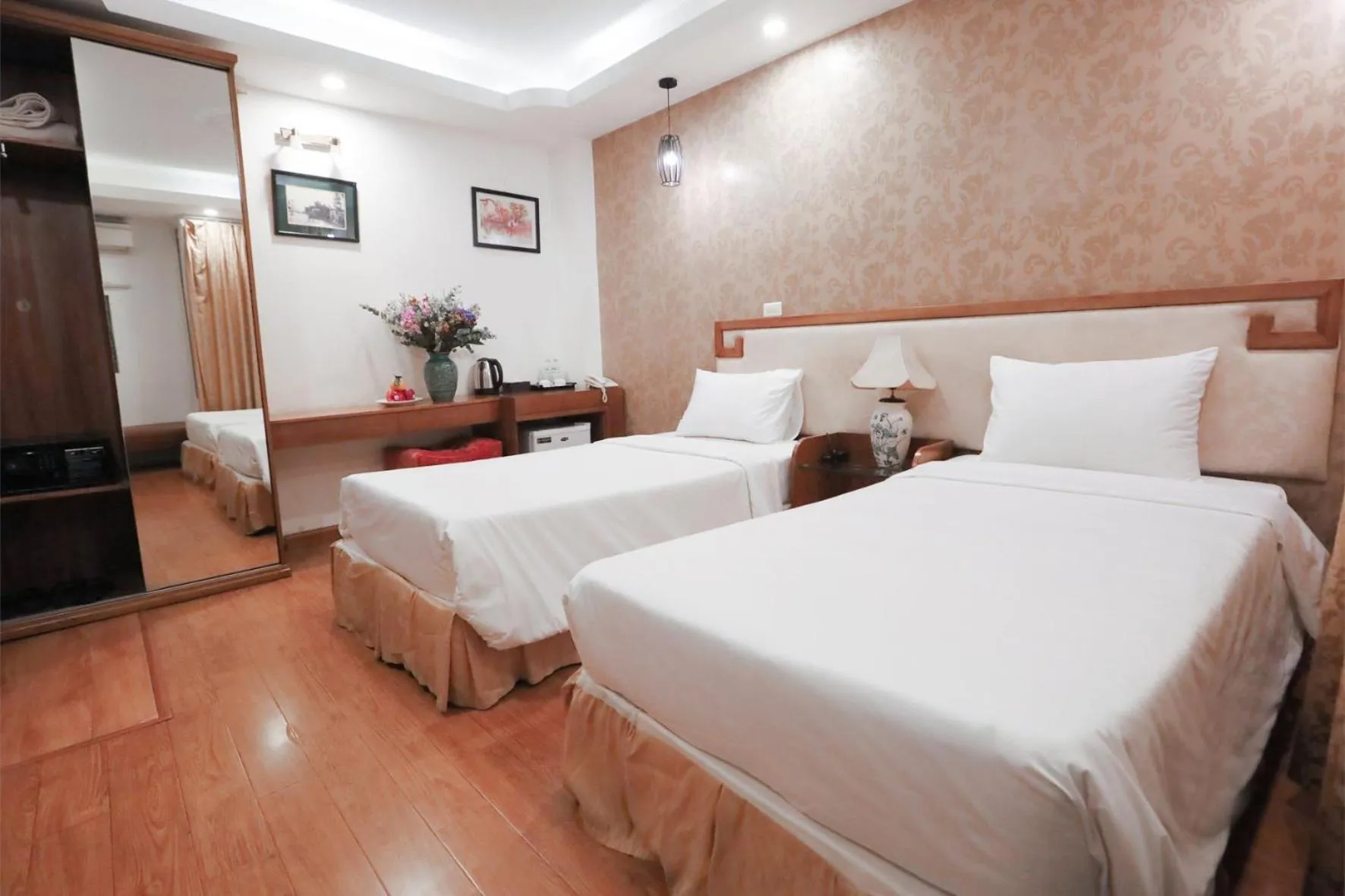 Bed in Hortensia Flower