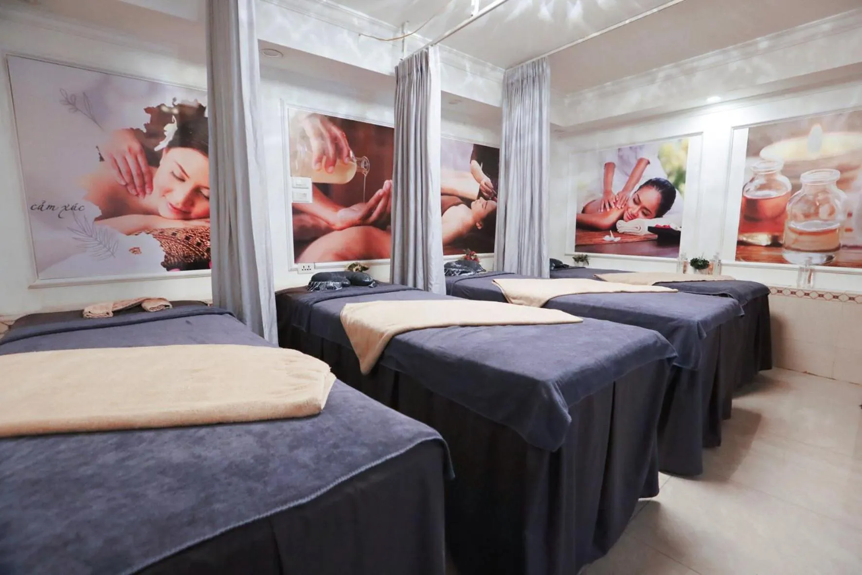 Spa and wellness centre/facilities, Bed in Hortensia Flower