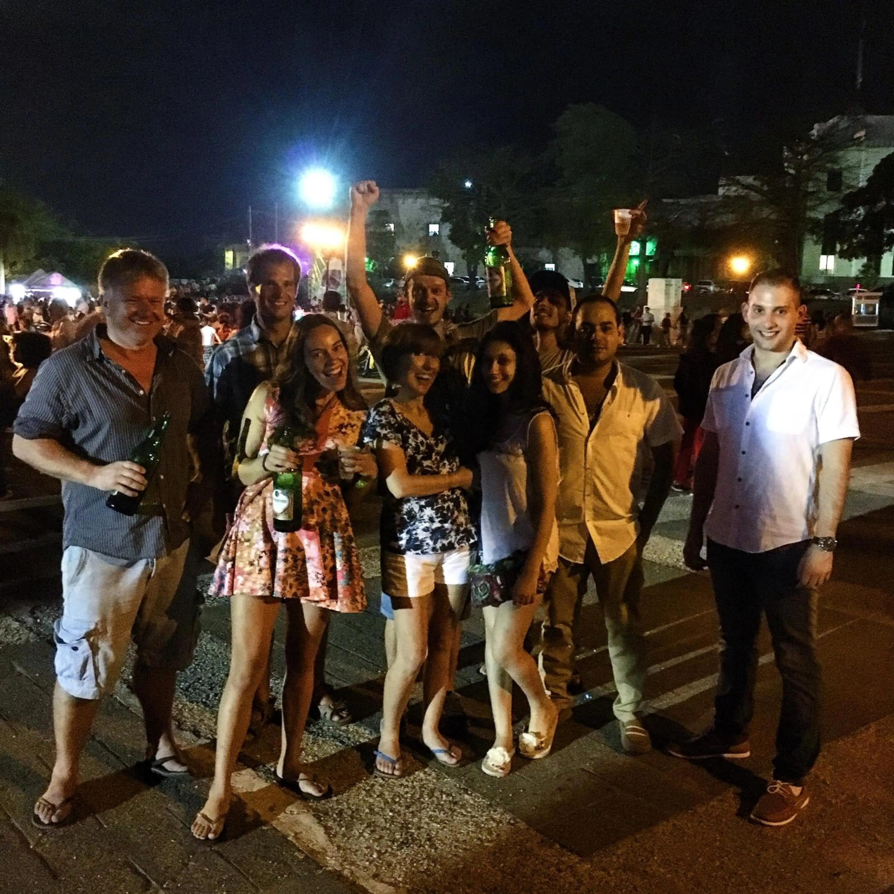 People in Island Life Hostel