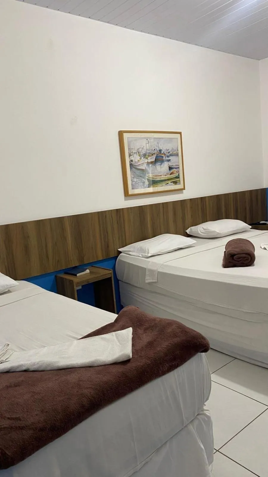 Bed in Ocean Praia Hotel