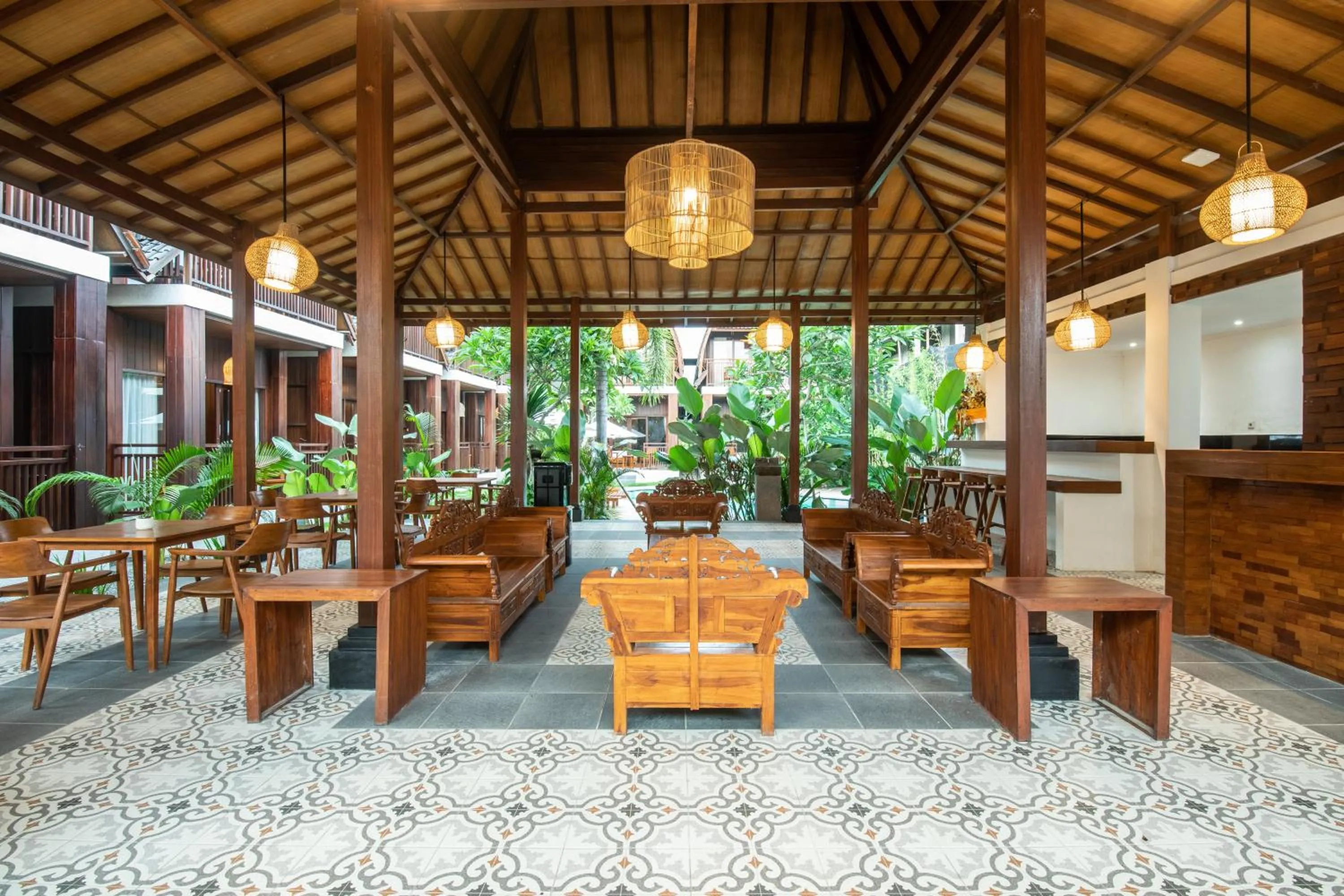 Communal lounge/ TV room in DADEKA Canggu