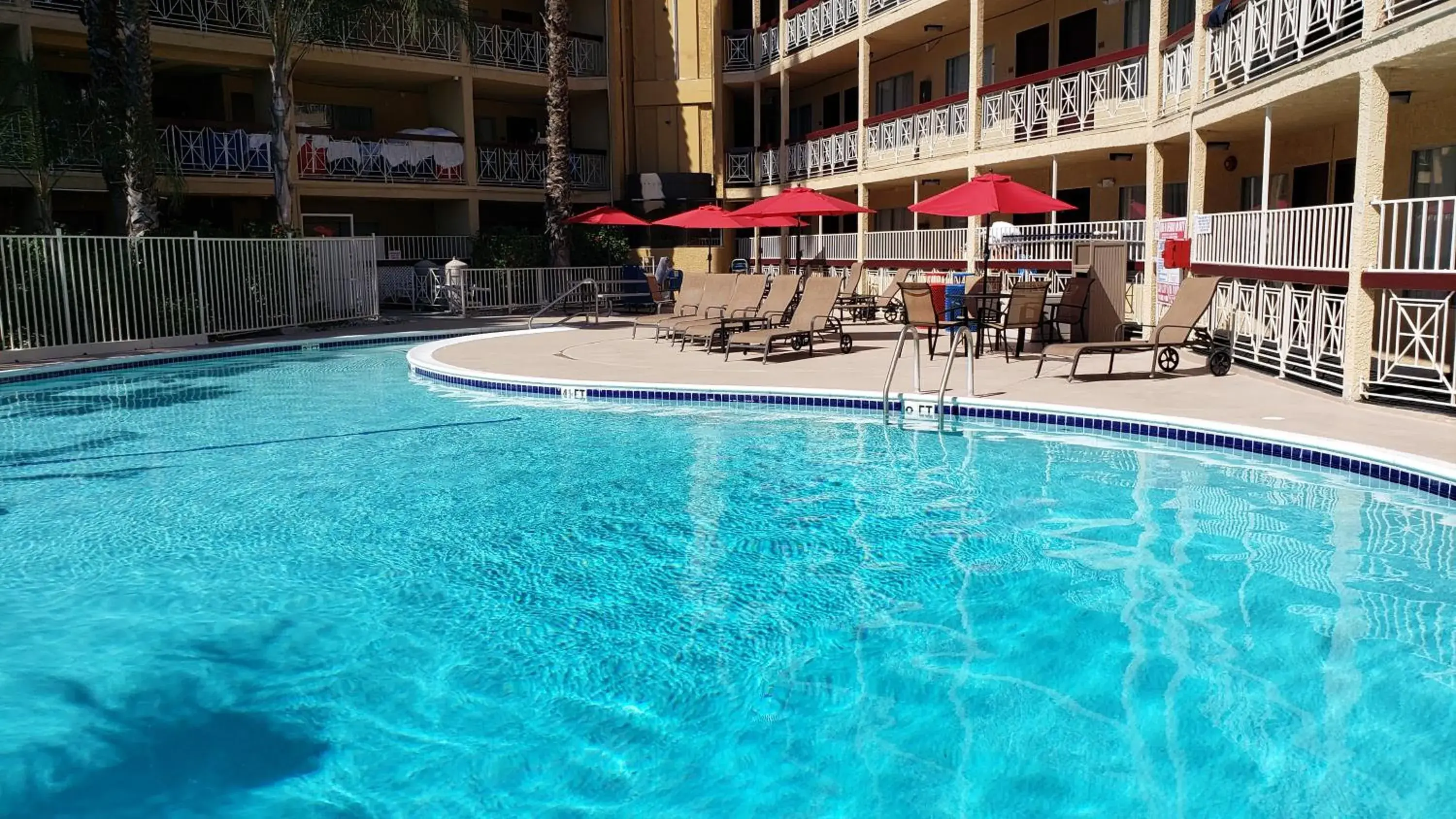 Swimming pool in Ramada by Wyndham Burbank Airport Swimming pool in Ramada by Wyndham Burbank Airport