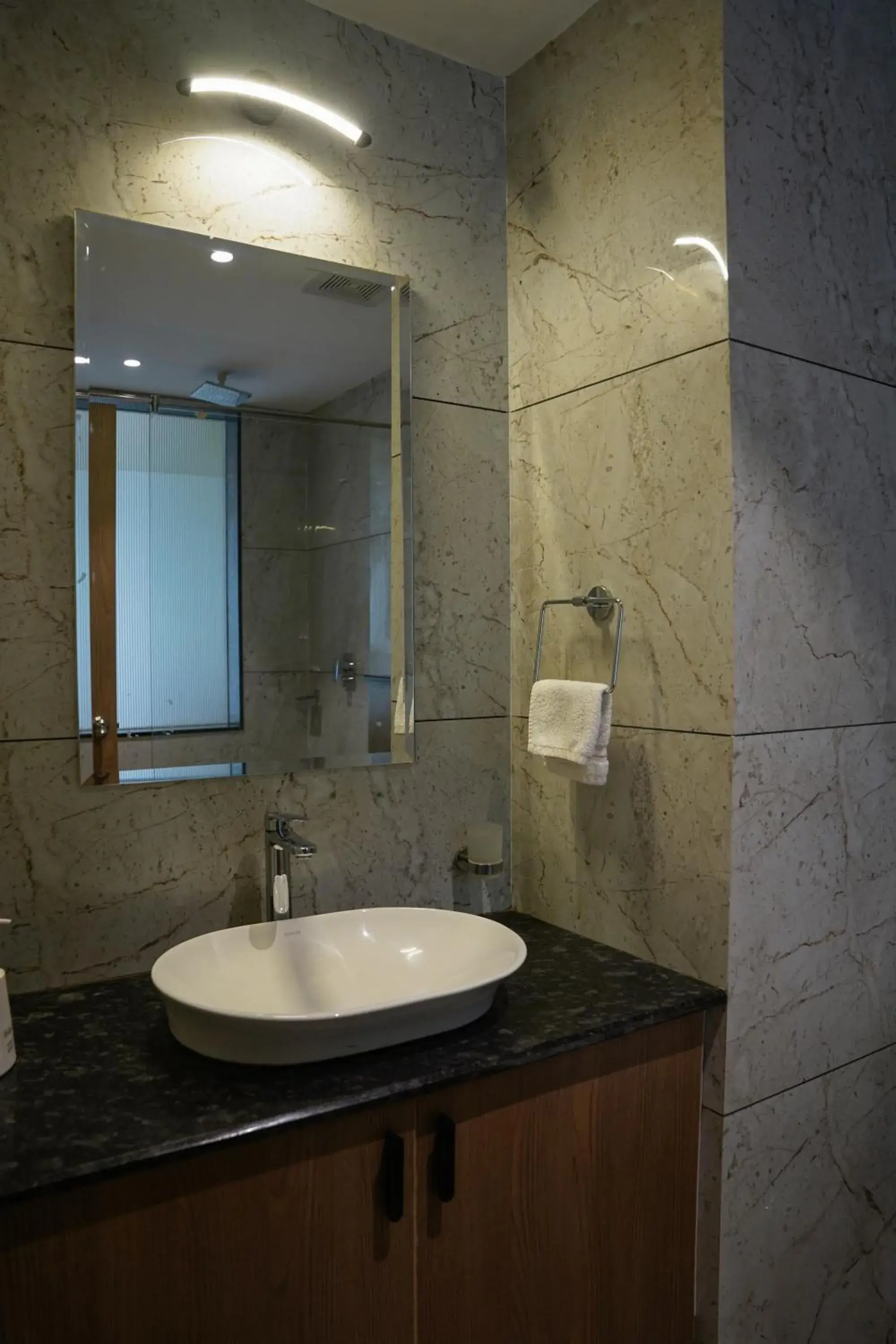 Bathroom in VAGA NAKSHATHRA SUITES Bathroom in VAGA NAKSHATHRA SUITES