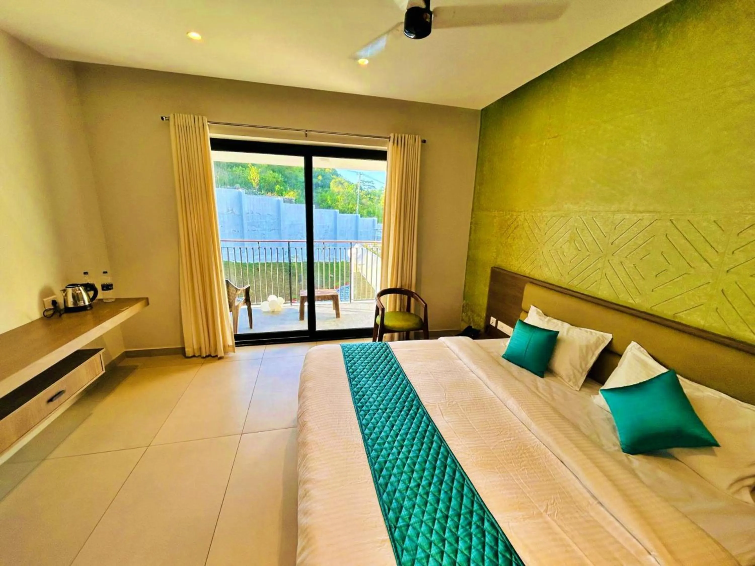 Bed in VAGA NAKSHATHRA SUITES