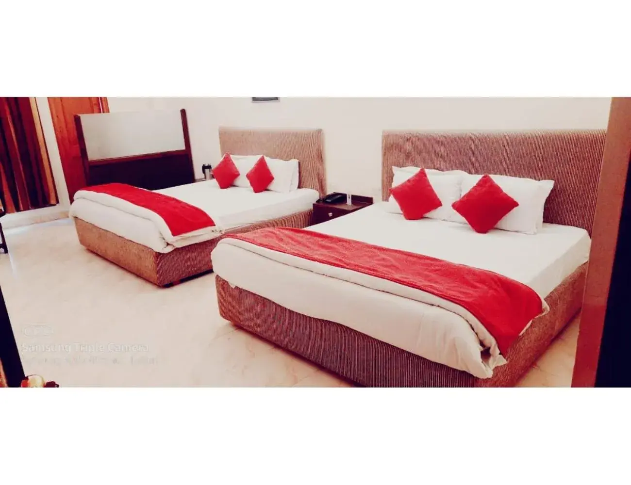 Bed in Jai Maa Inn Hotel, Katra Bed in Jai Maa Inn Hotel, Katra