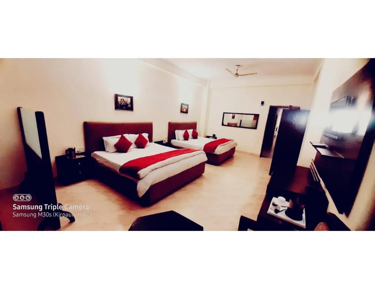 Bed in Jai Maa Inn Hotel, Katra