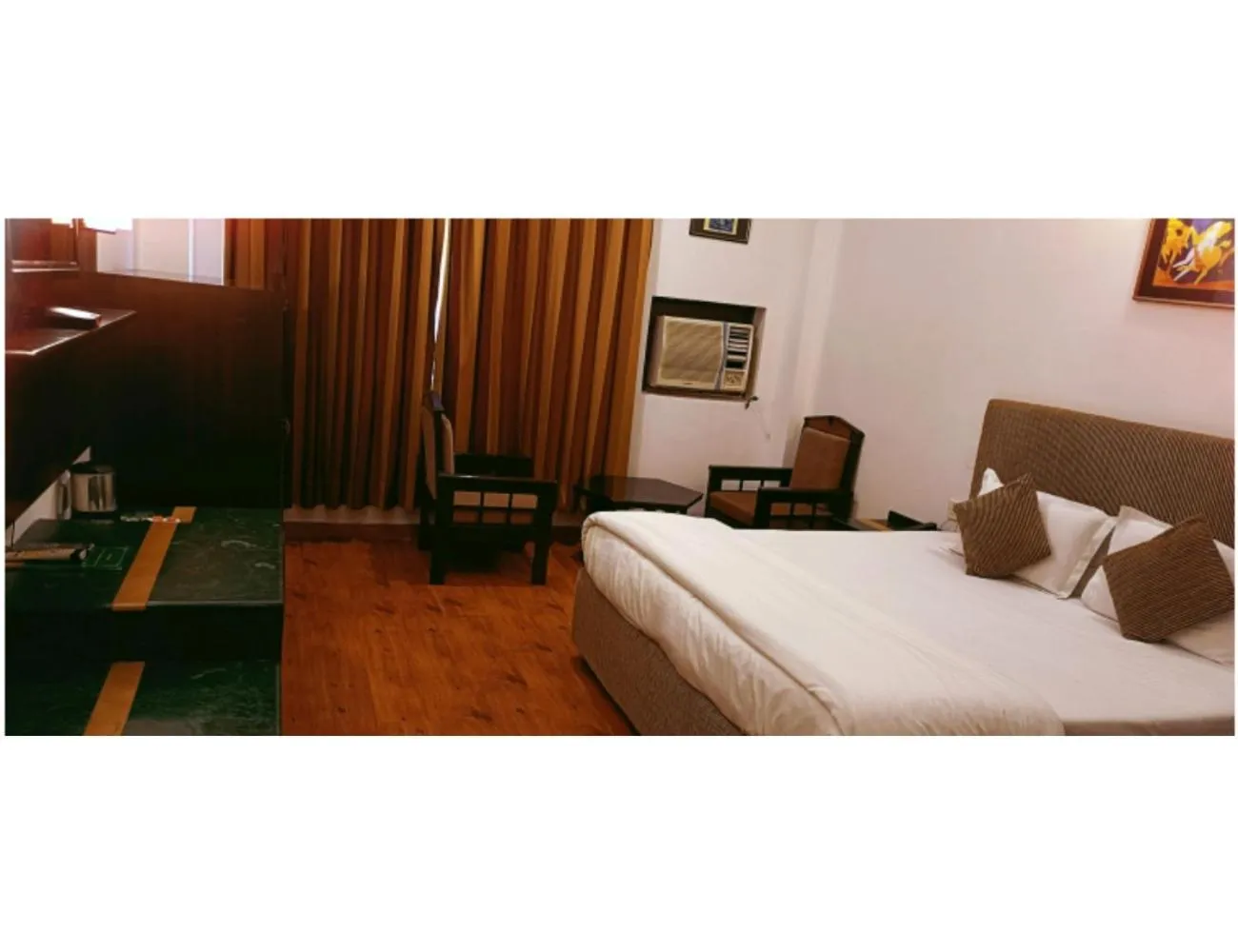 Bed in Jai Maa Inn Hotel, Katra