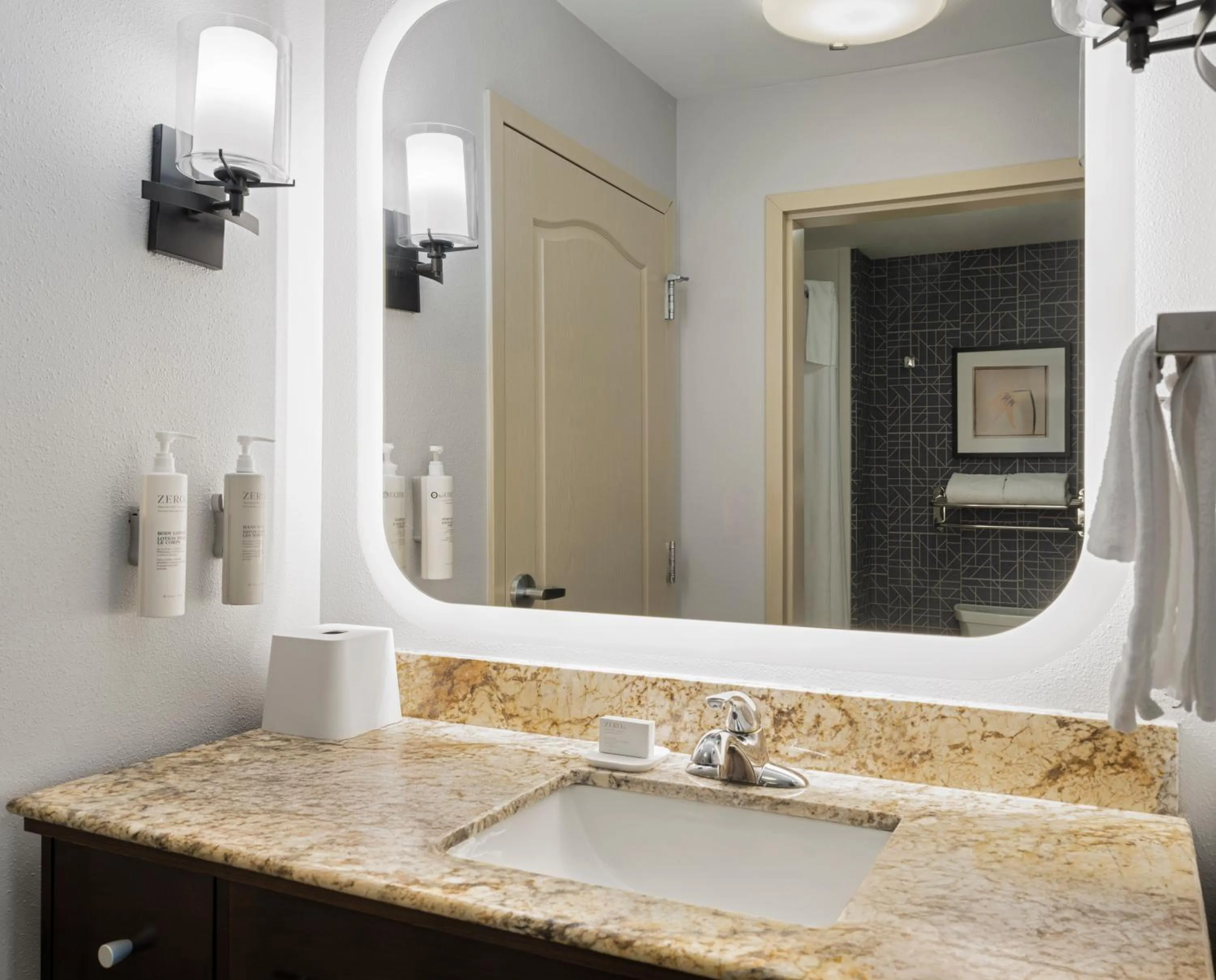 Bathroom in Homewood Suites by Hilton Akron/Fairlawn