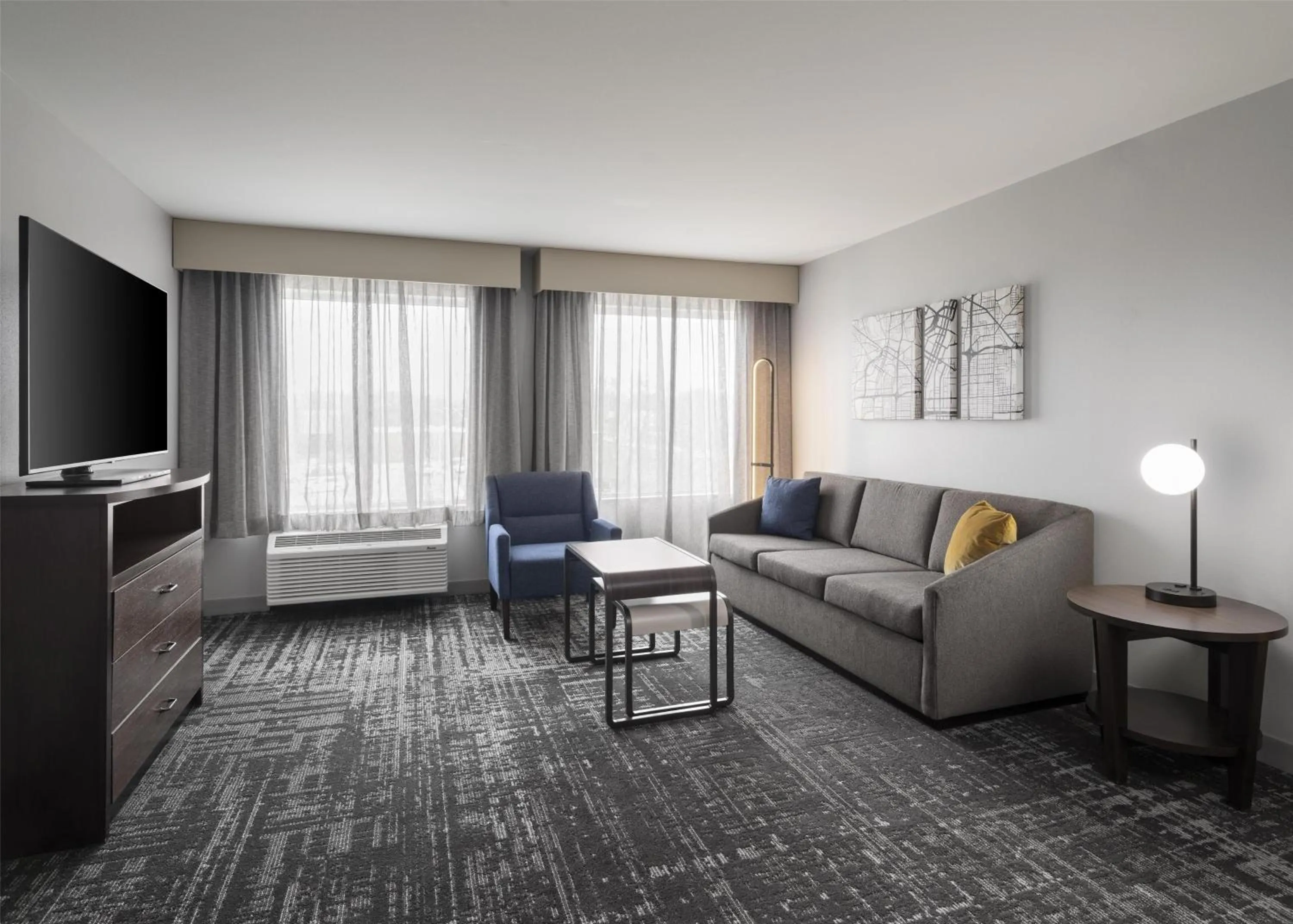 Living room in Homewood Suites by Hilton Akron/Fairlawn