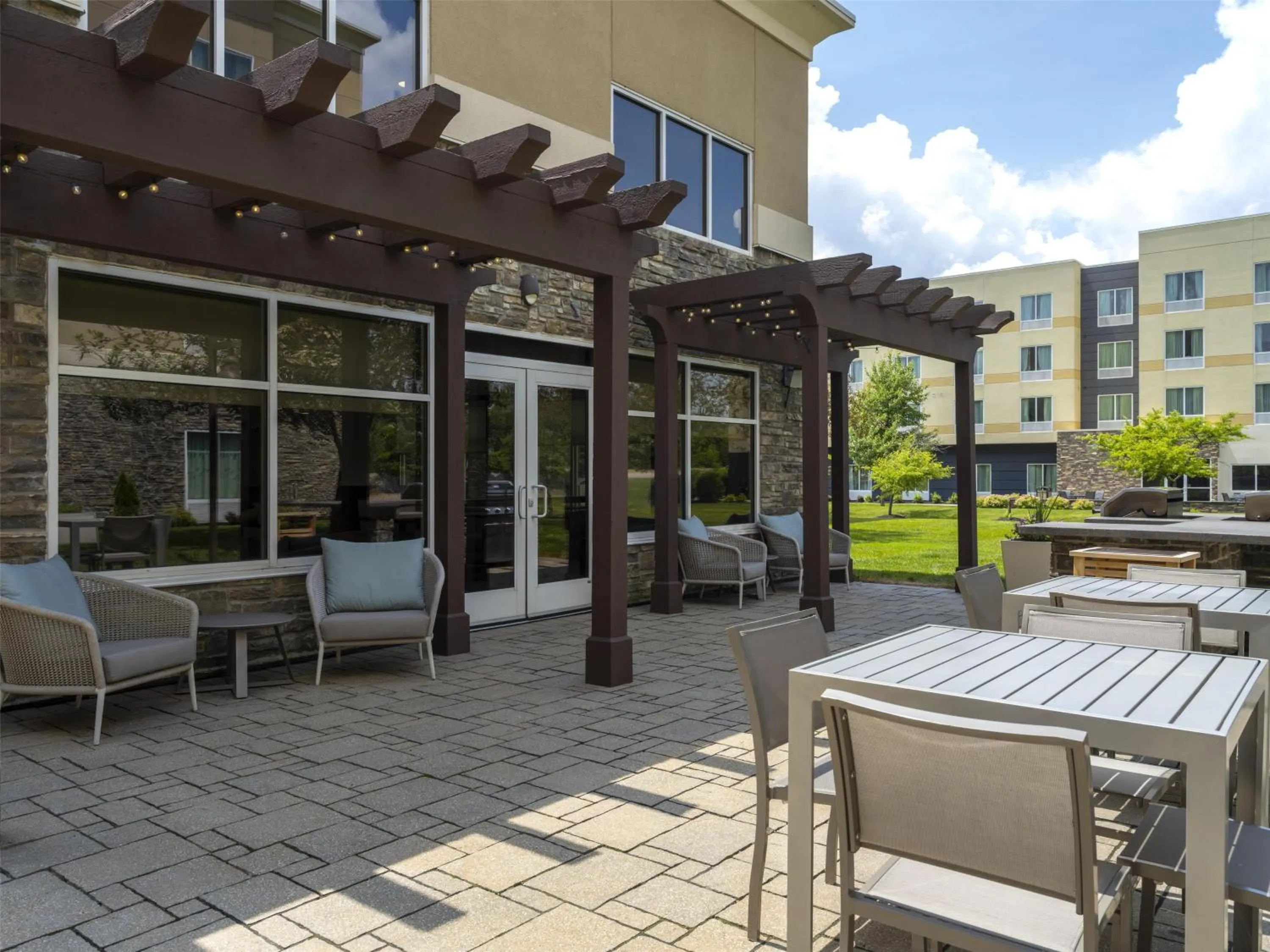 Patio in Homewood Suites by Hilton Akron/Fairlawn