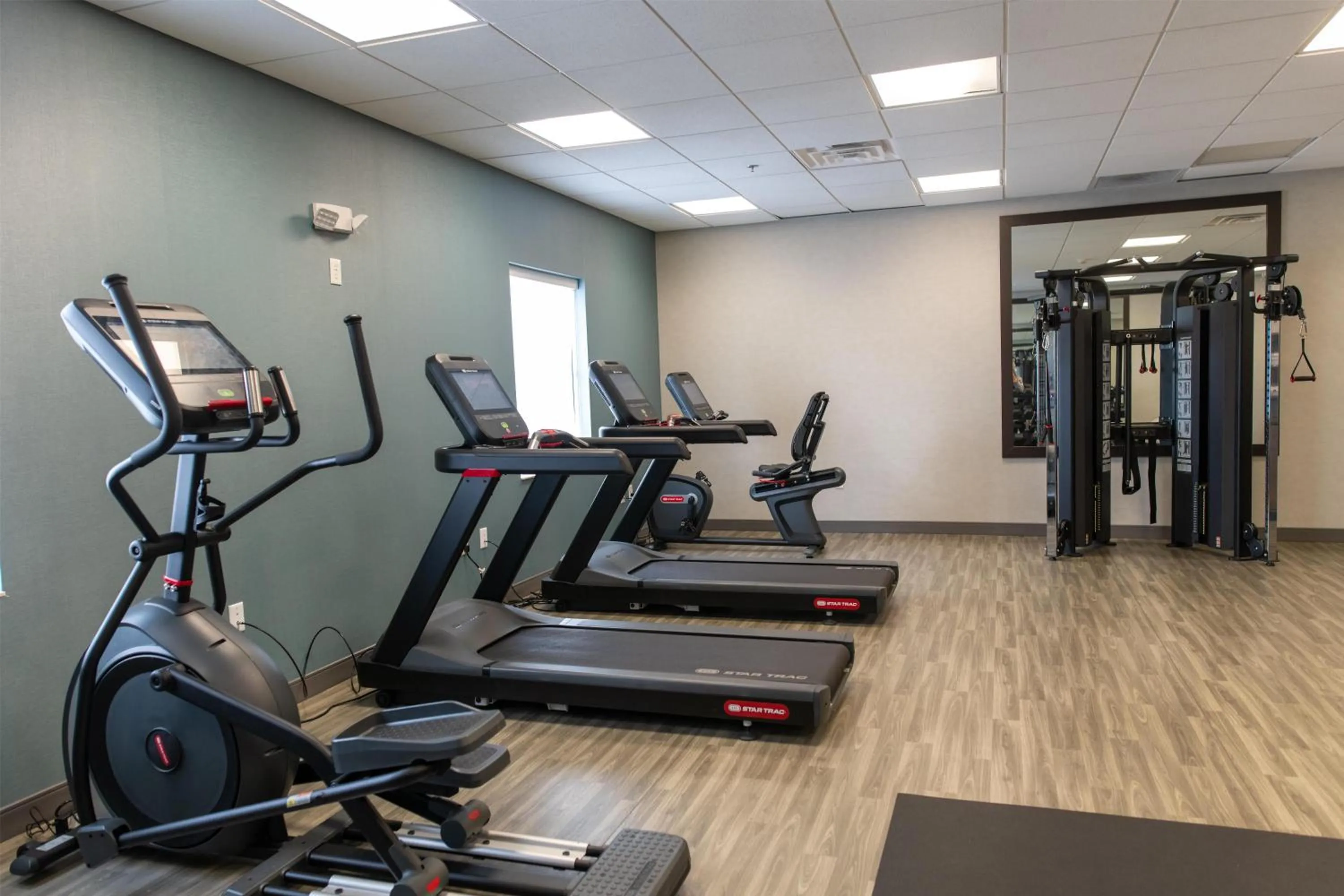 Fitness centre/facilities in Hampton Inn Orange City