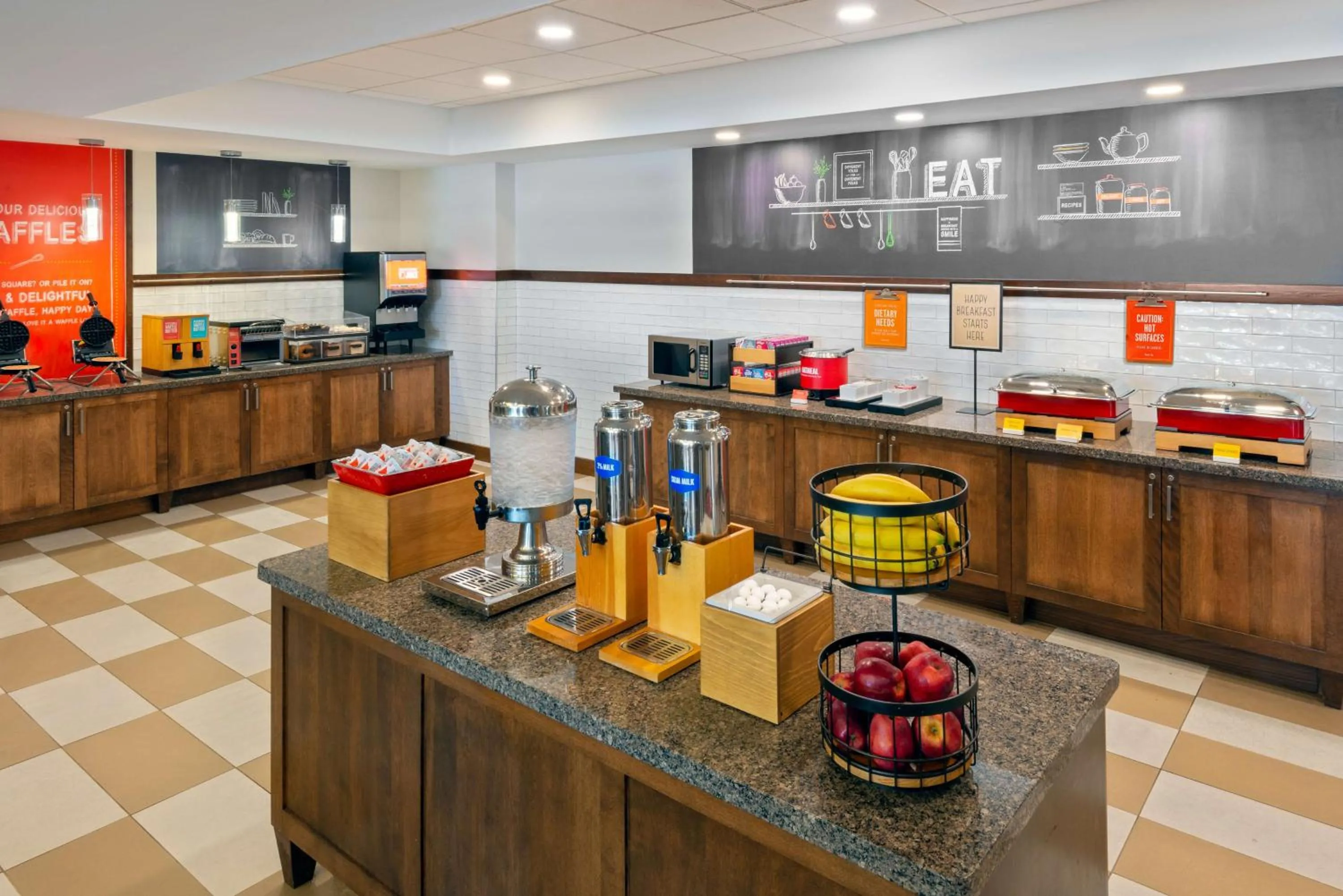 Breakfast in Hampton Inn and Suites Clayton/St. Louis-Galleria Area