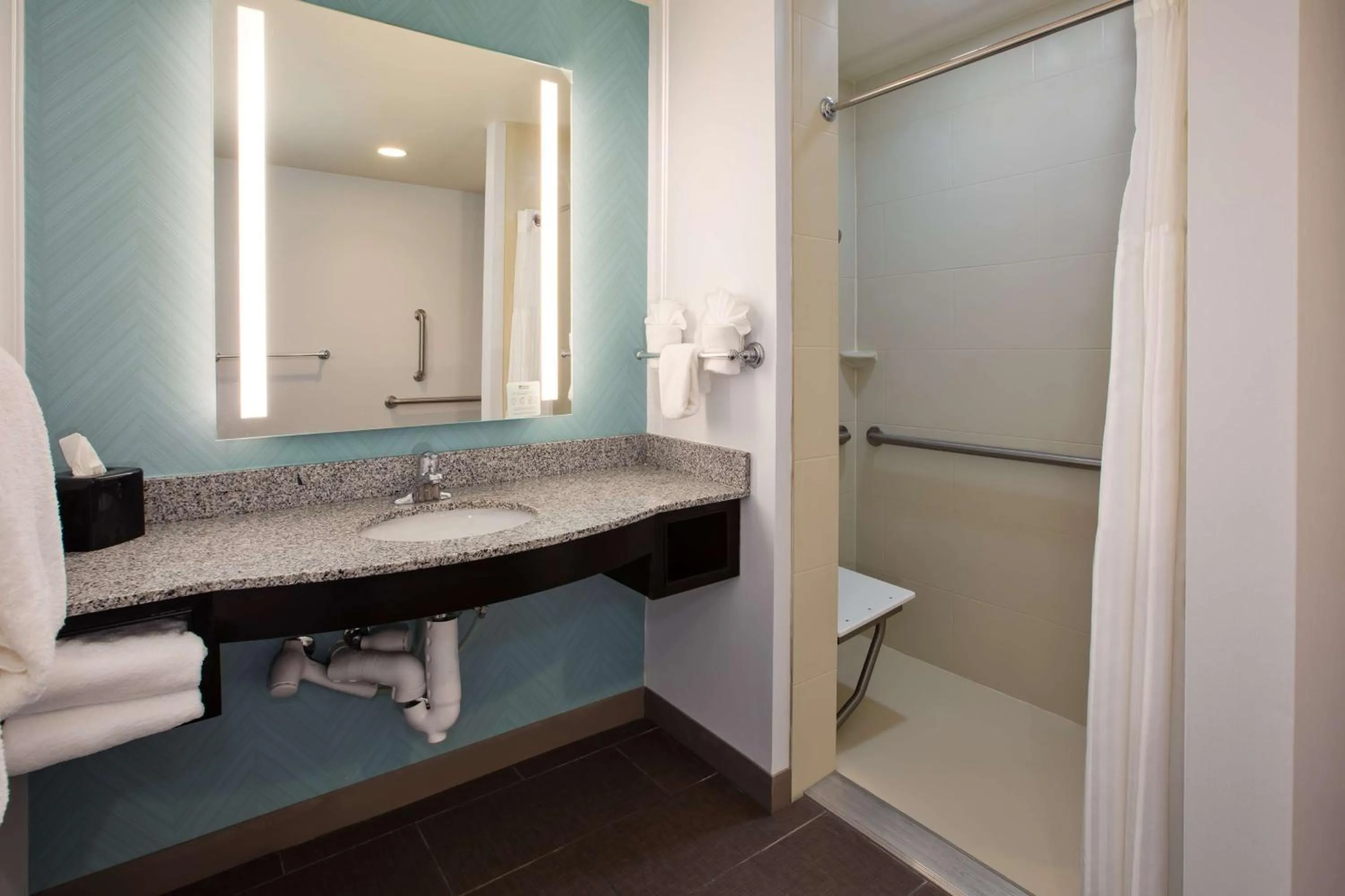 Bathroom in Hilton Garden Inn Benton Harbor