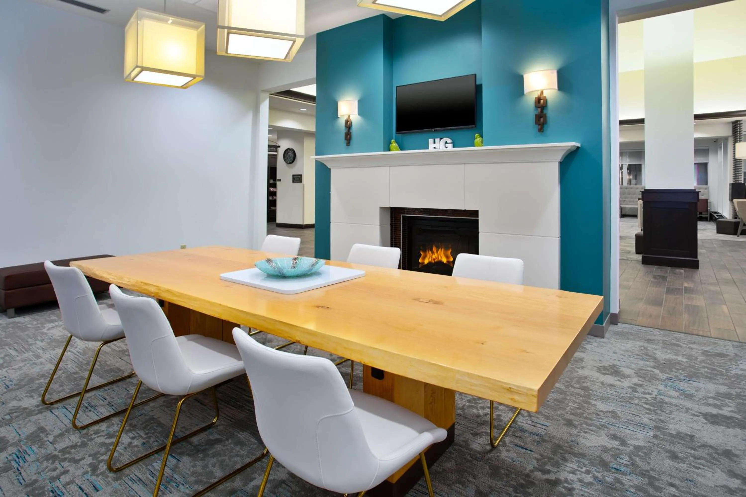 Lobby or reception in Hilton Garden Inn Benton Harbor