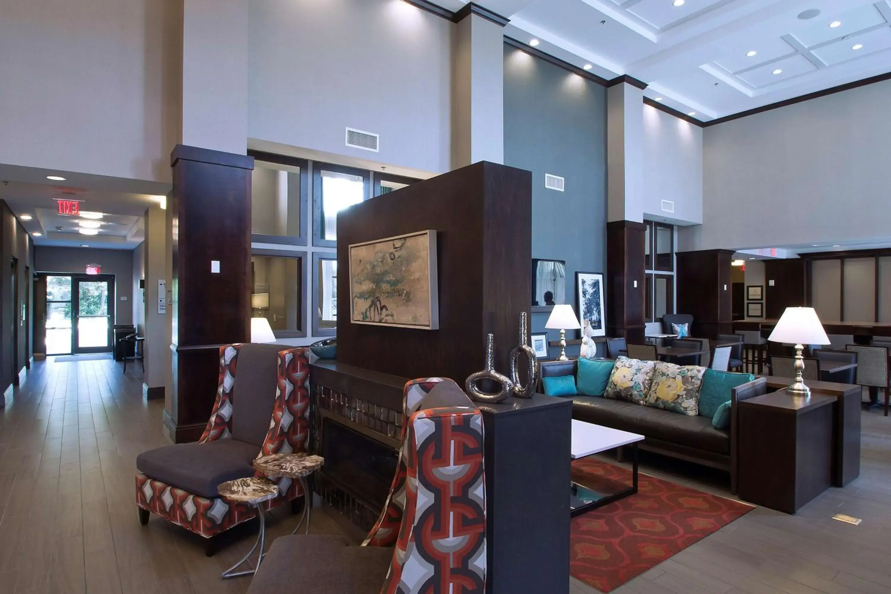 Lobby or reception in Hampton Inn & Suites Columbus/University Area Lobby or reception in Hampton Inn & Suites Columbus/University Area