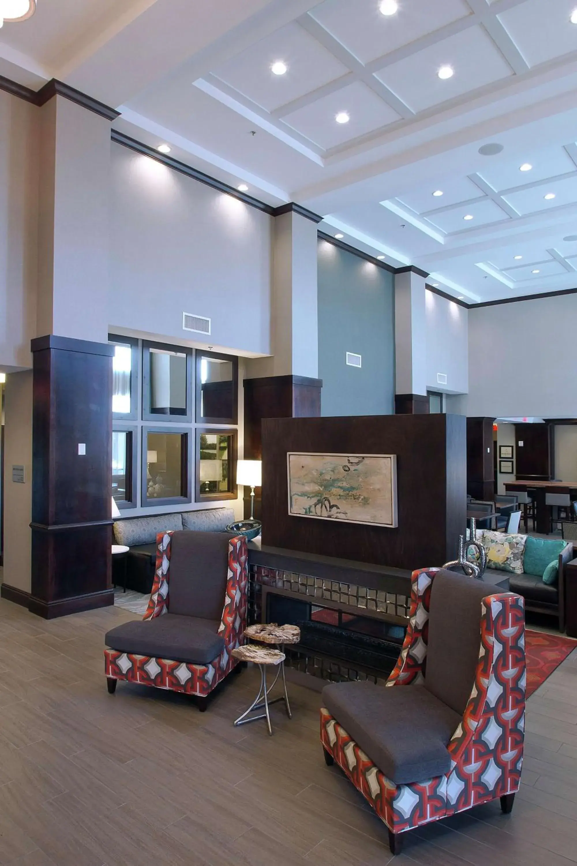 Lobby or reception in Hampton Inn & Suites Columbus/University Area Lobby or reception in Hampton Inn & Suites Columbus/University Area