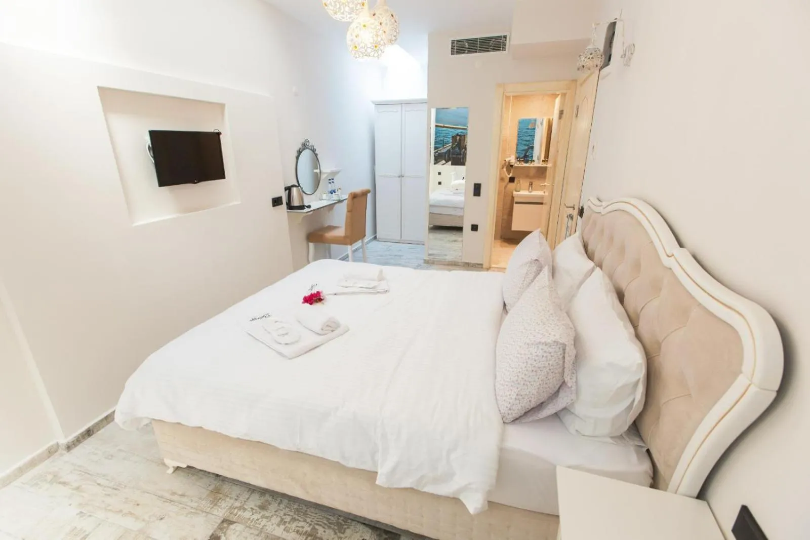 Bed in Bellezza Hotel Alaçatı