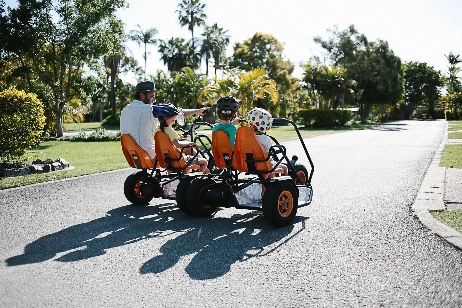 group of guests in NRMA Treasure Island Holiday Resort