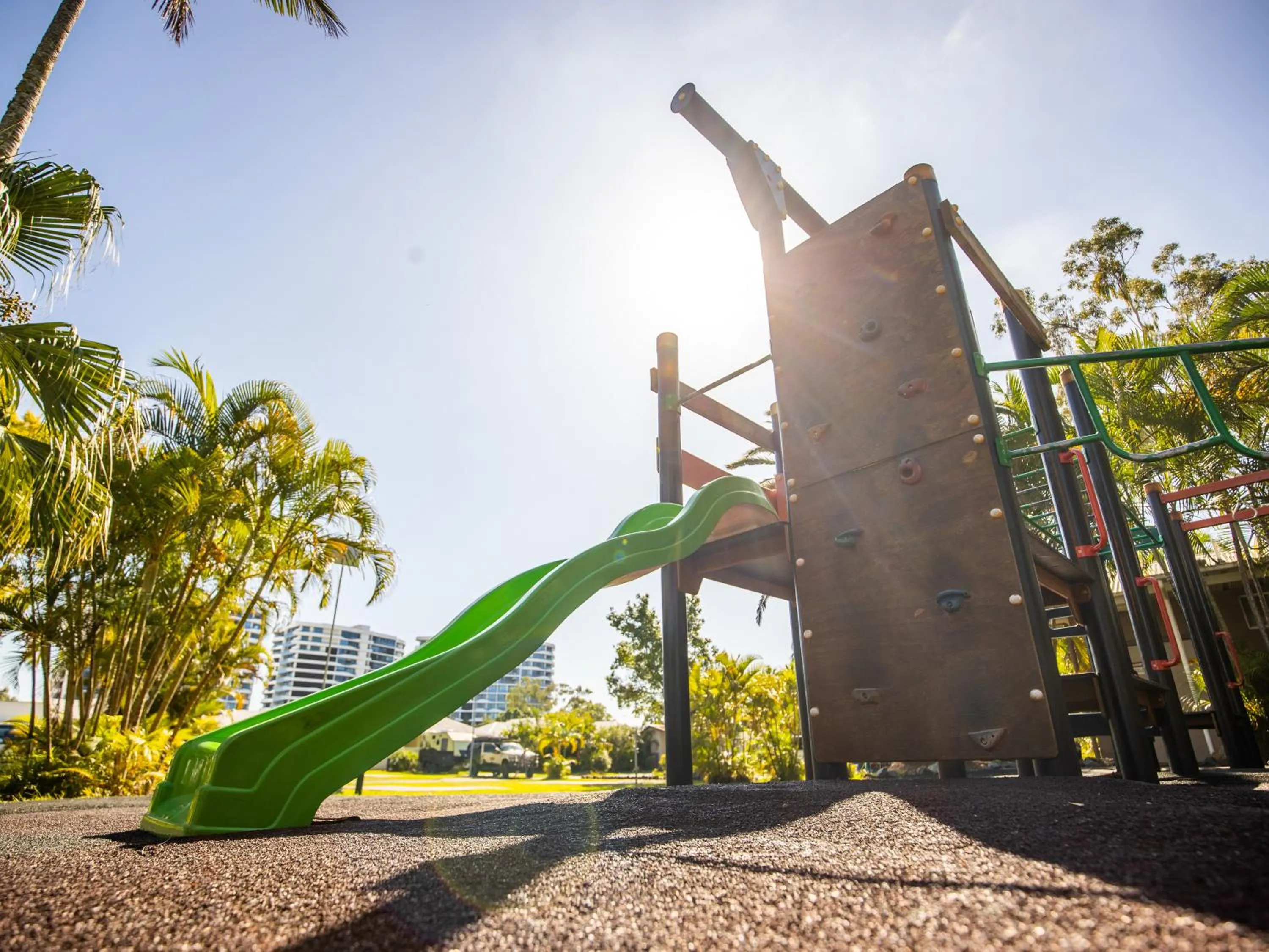 Children play ground in NRMA Treasure Island Holiday Resort