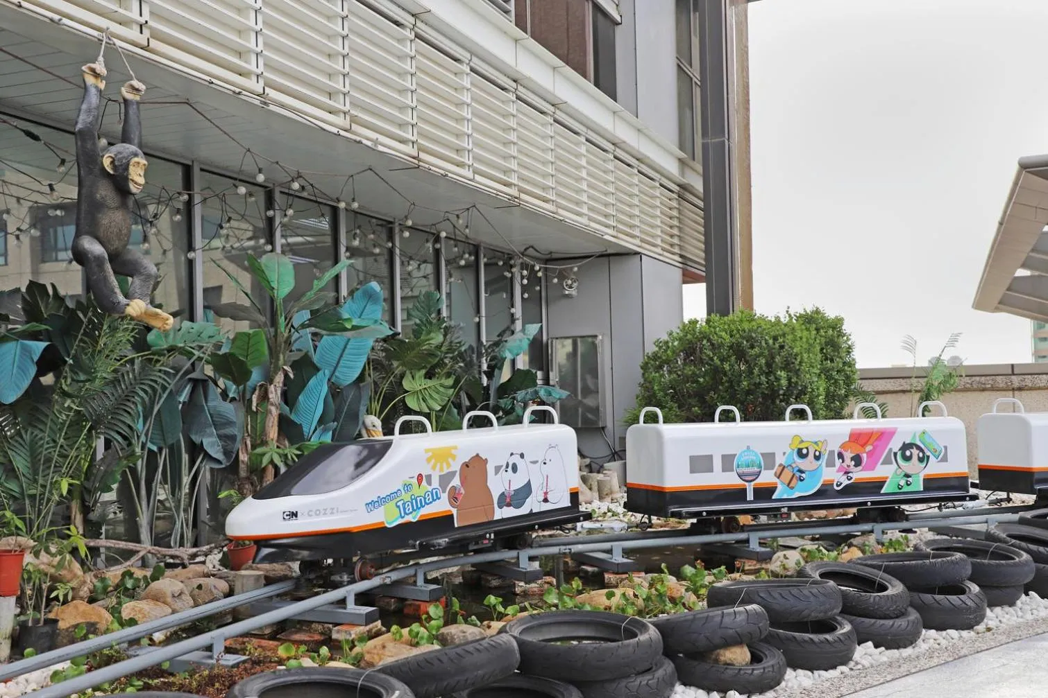 Children play ground in Hotel COZZI Ximen Tainan