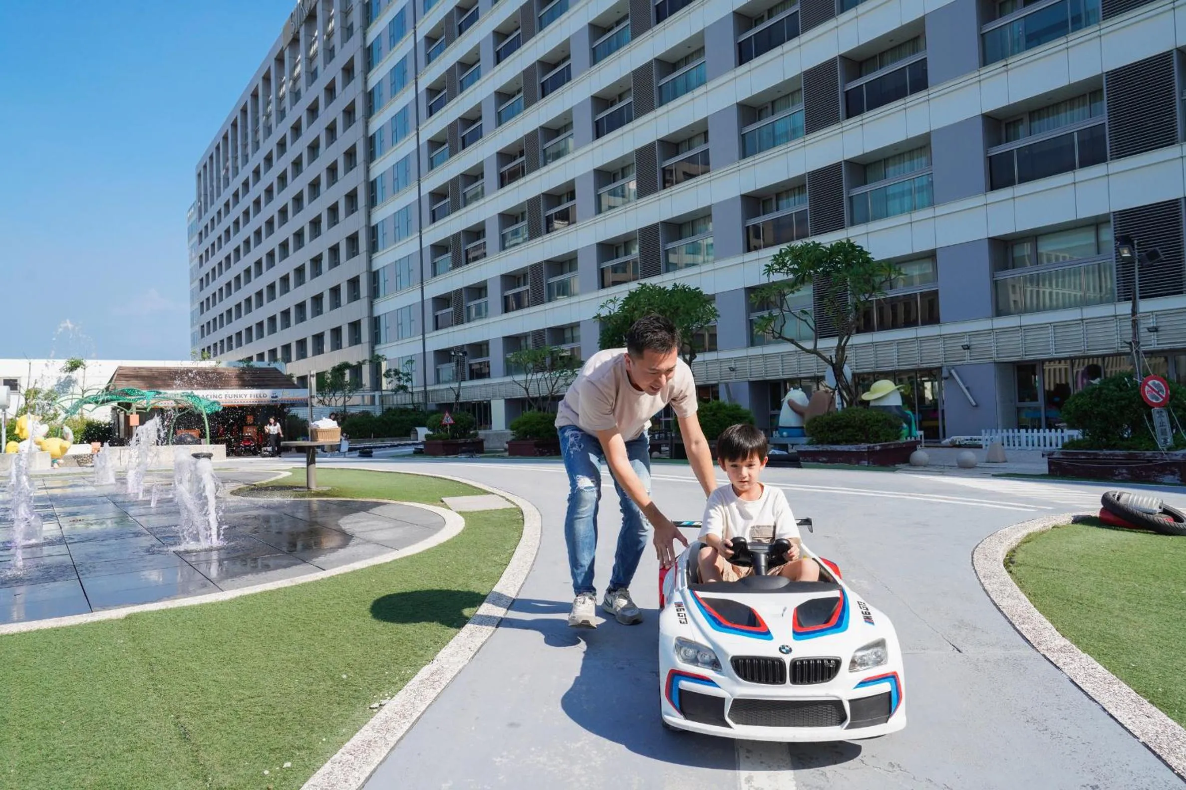 Children play ground in Hotel COZZI Ximen Tainan