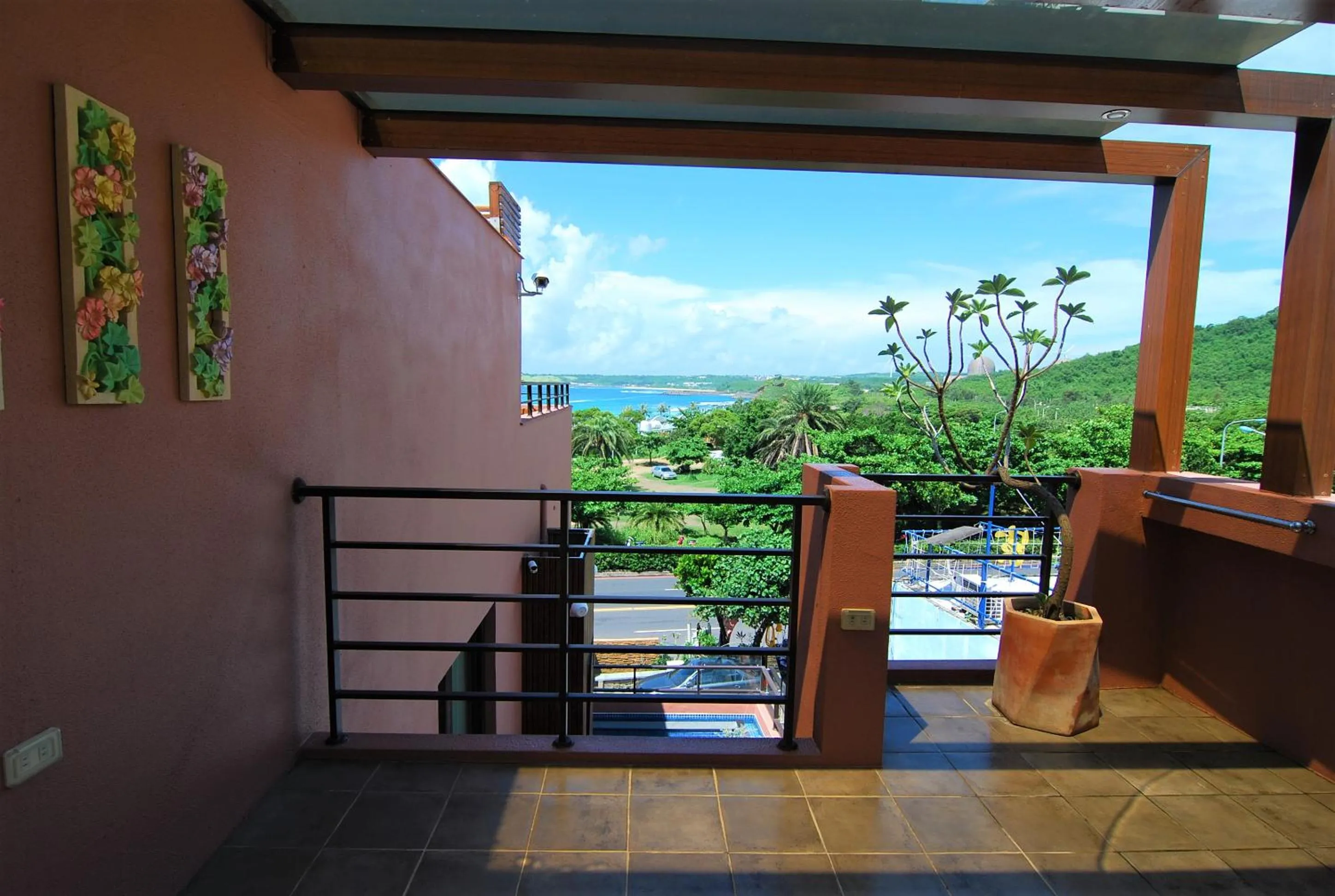 Balcony/Terrace in A&L Inn 戀灣旅棧