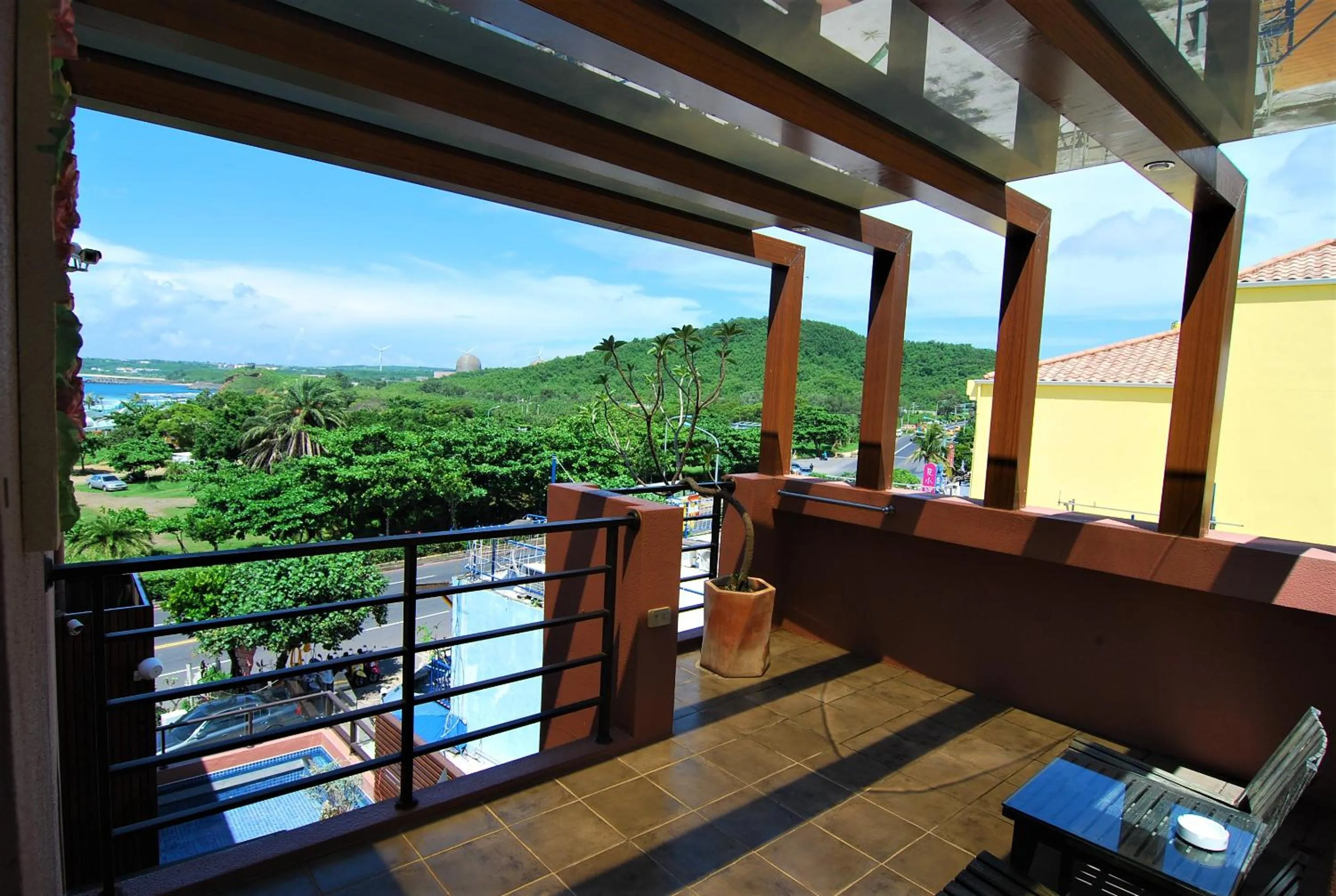 Balcony/Terrace in A&L Inn 戀灣旅棧