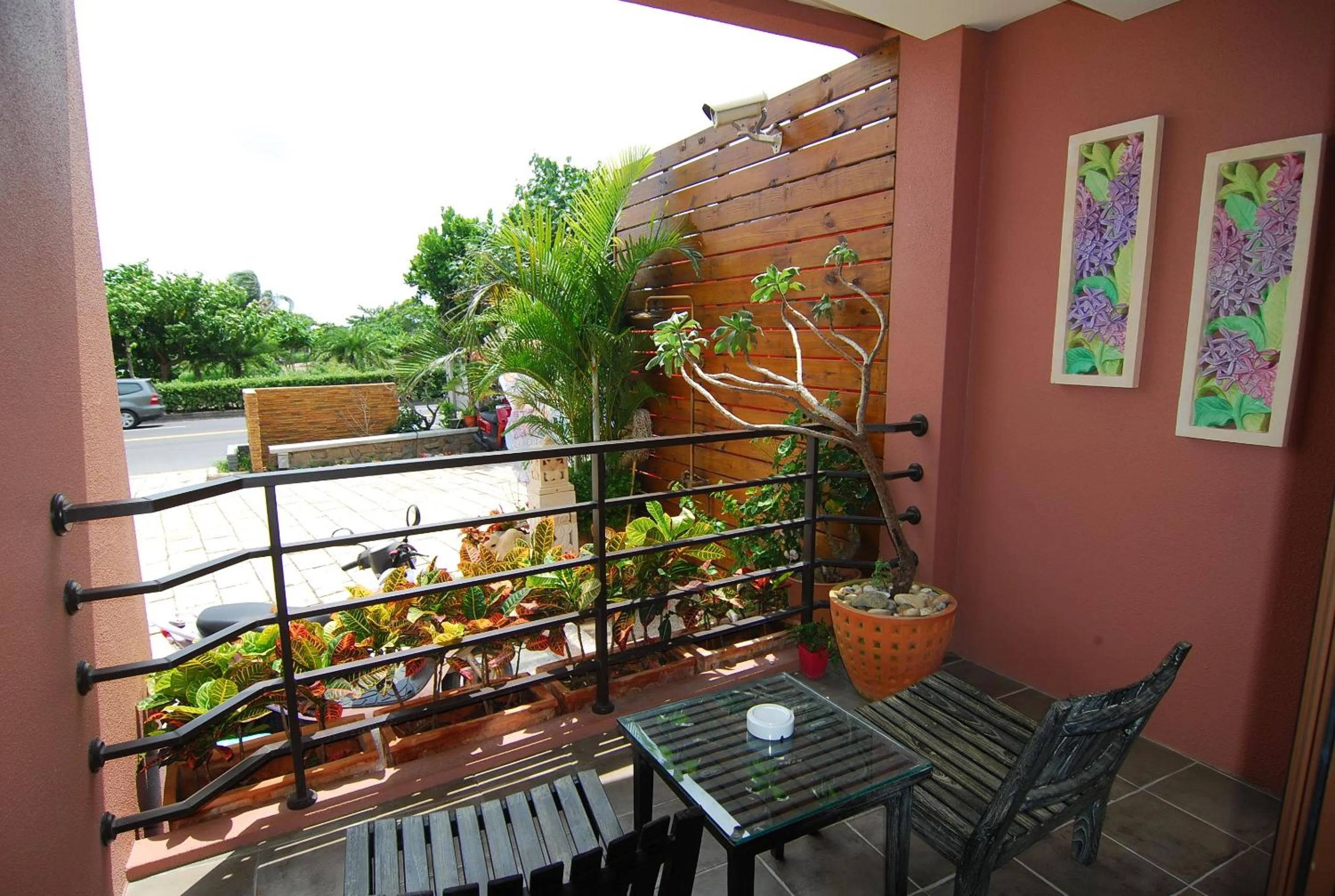 Balcony/Terrace in A&L Inn 戀灣旅棧