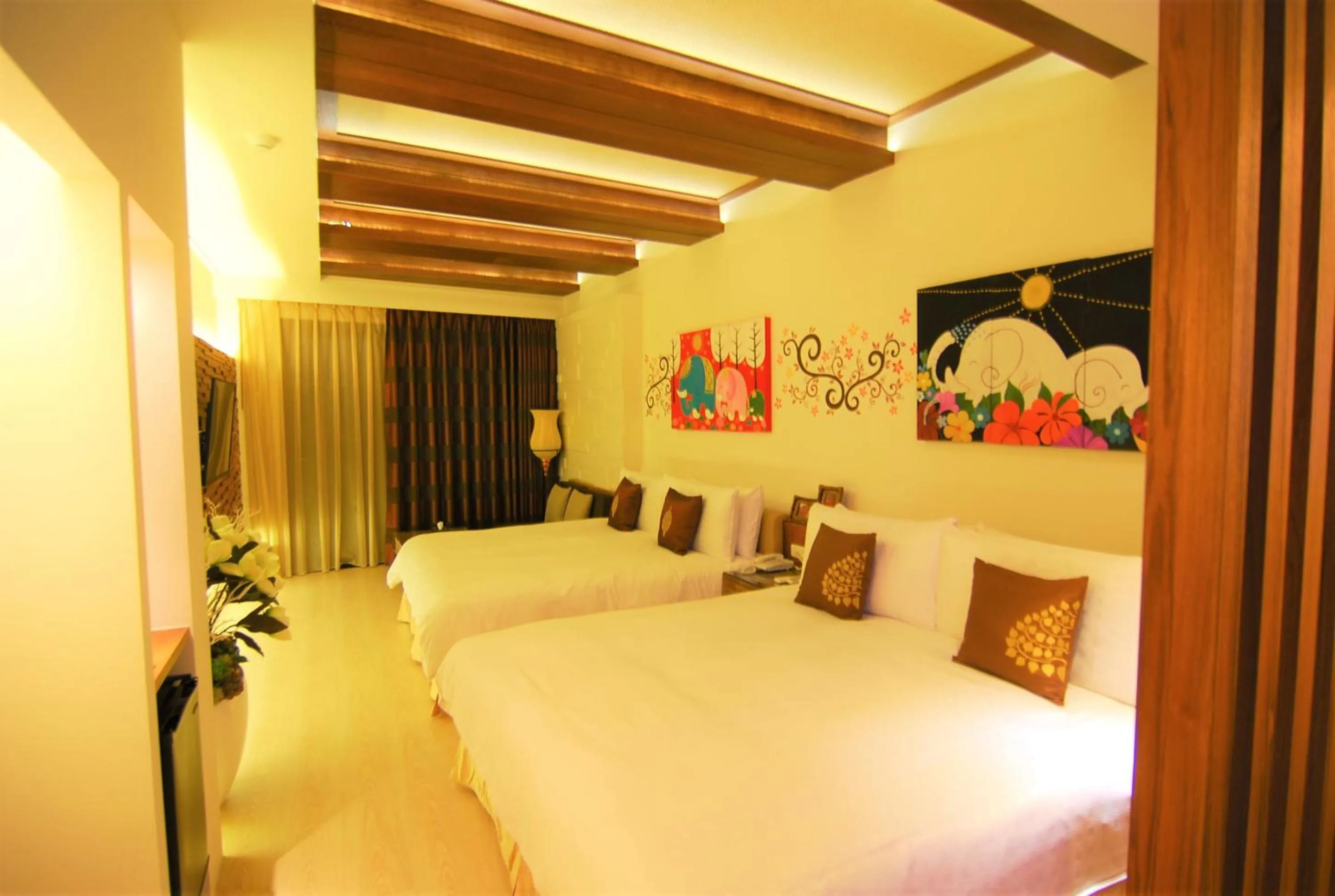 Bed in A&L Inn 戀灣旅棧