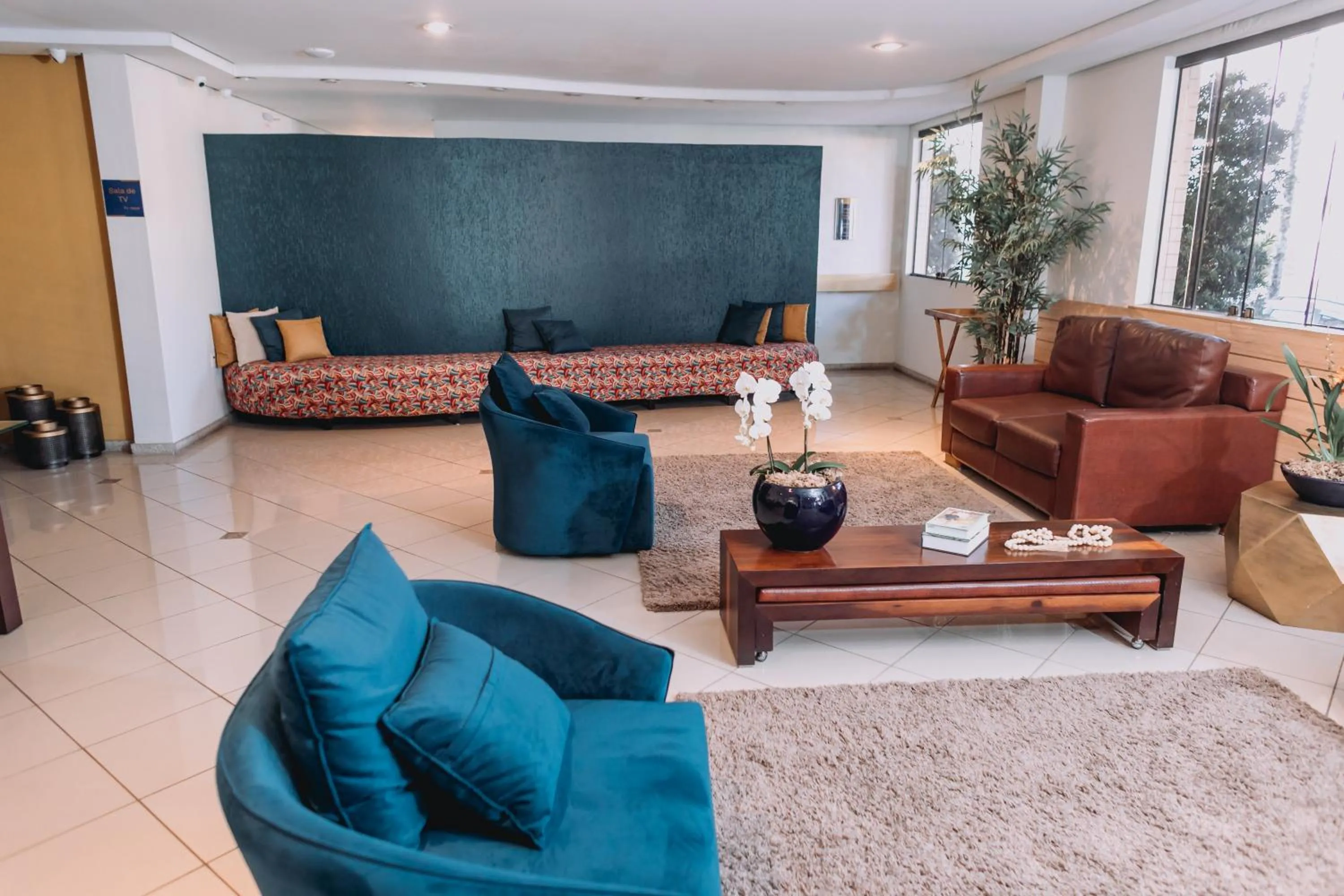 Lobby or reception in Itatiba Orion Hotel