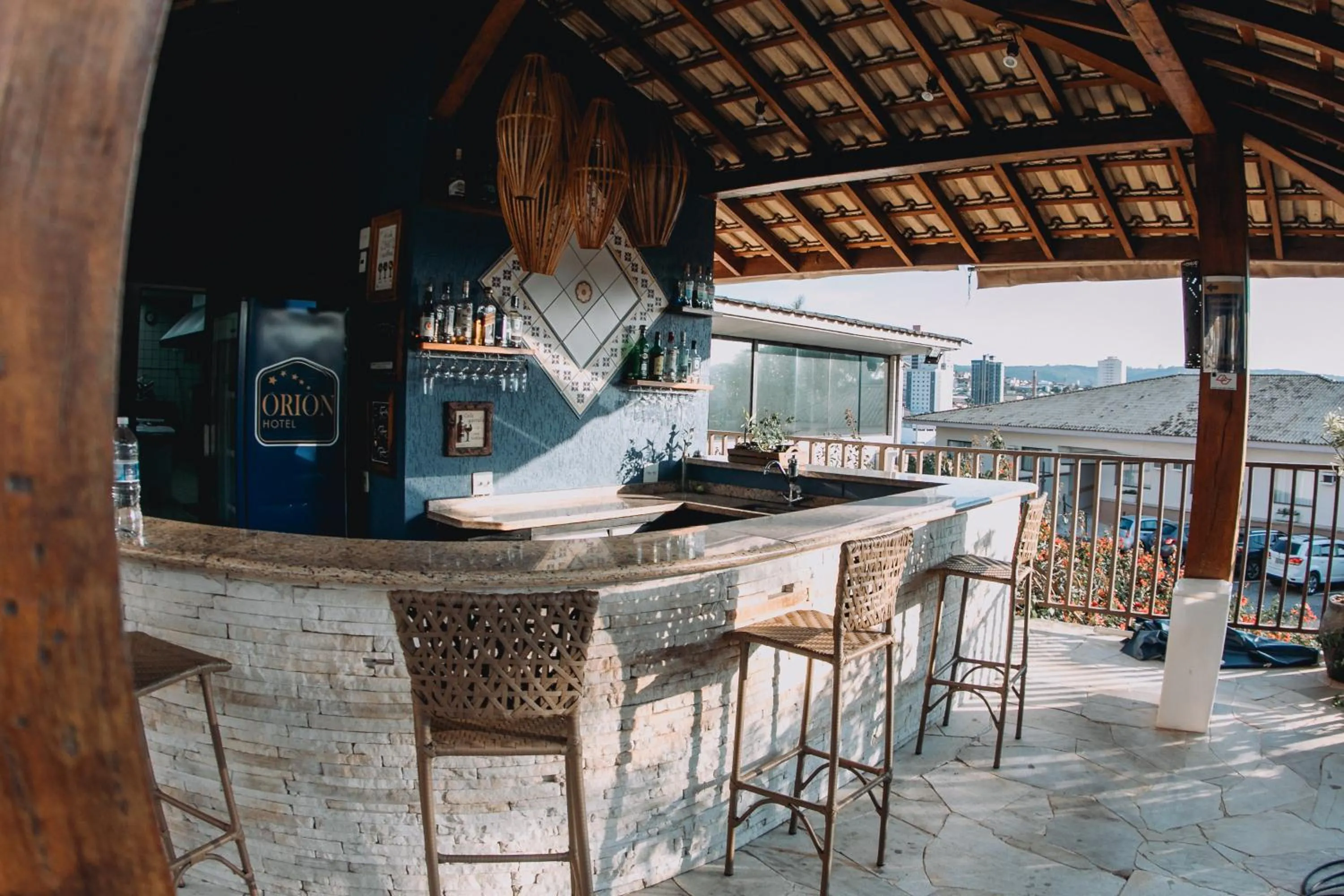 Lounge or bar in Itatiba Orion Hotel