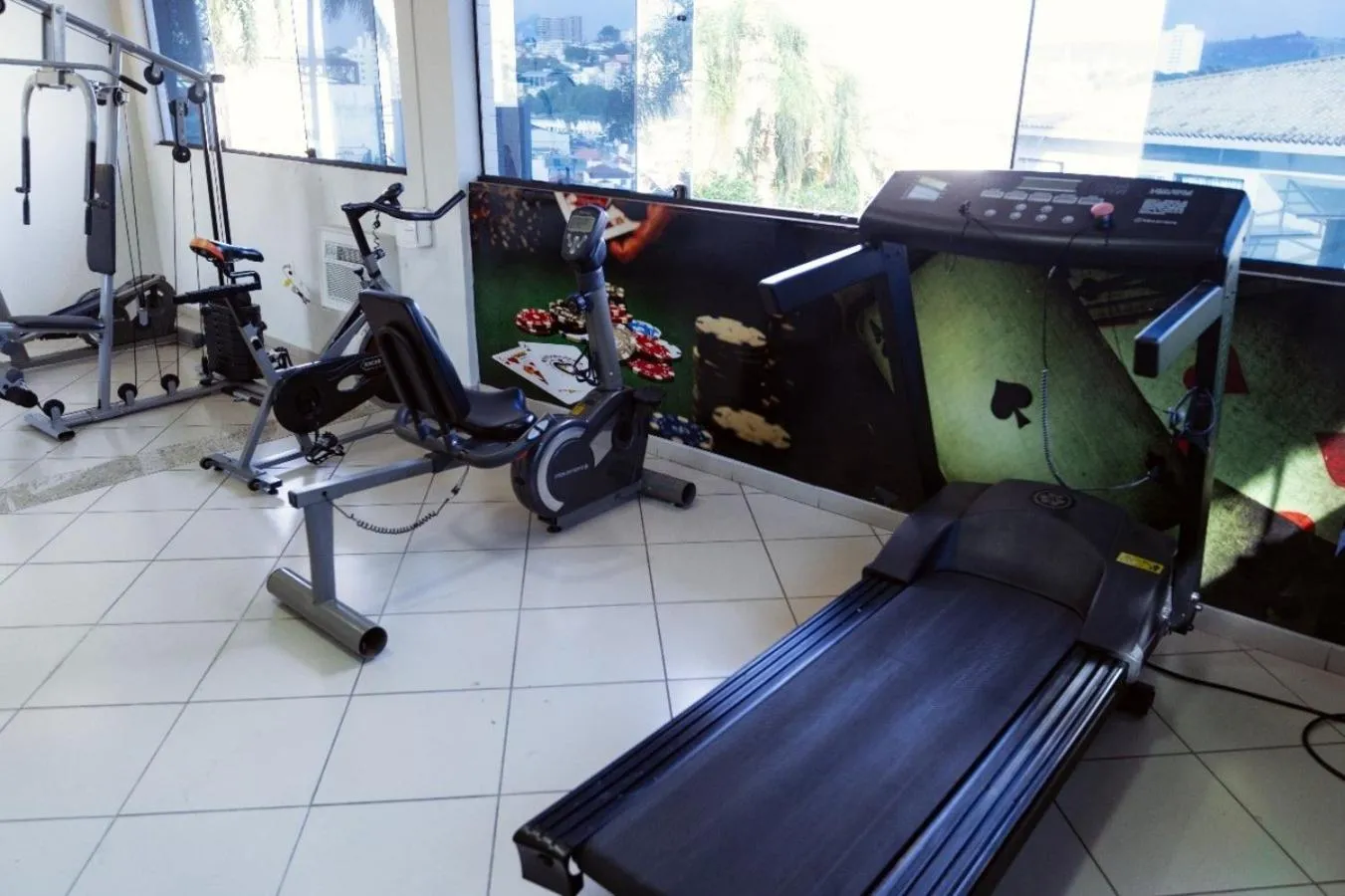 Fitness centre/facilities in Itatiba Orion Hotel