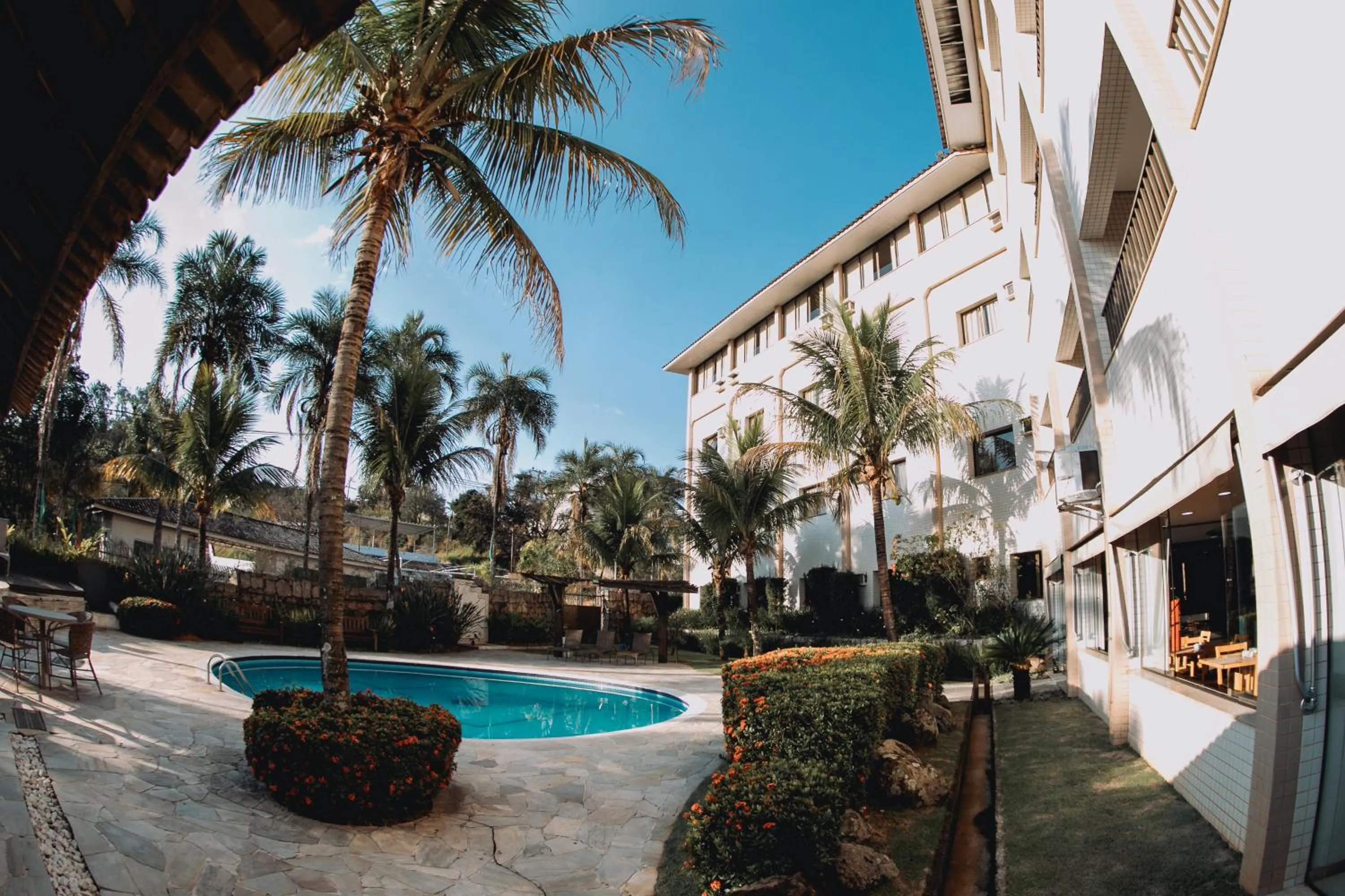 Swimming pool in Itatiba Orion Hotel