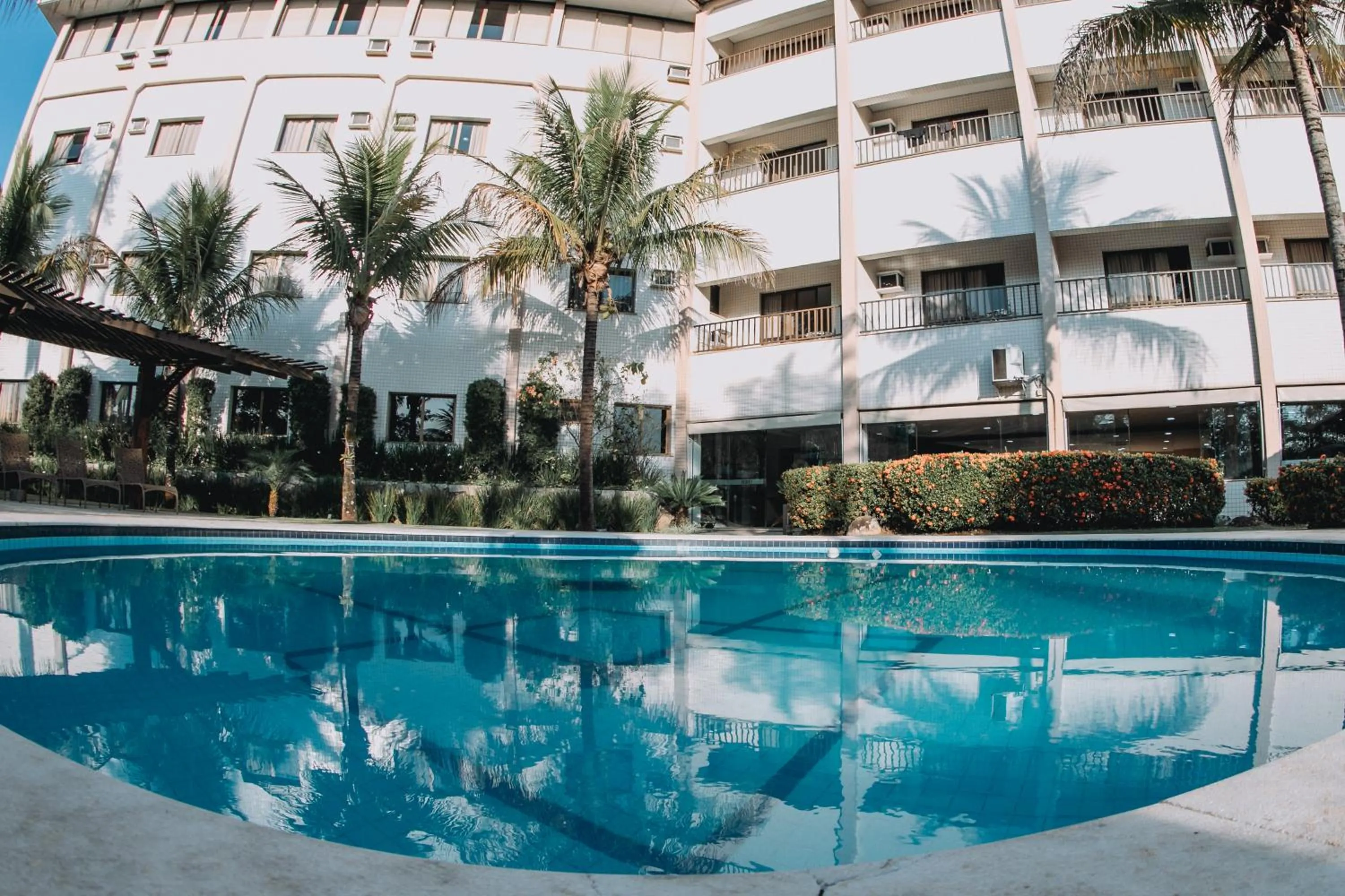 Swimming pool in Itatiba Orion Hotel