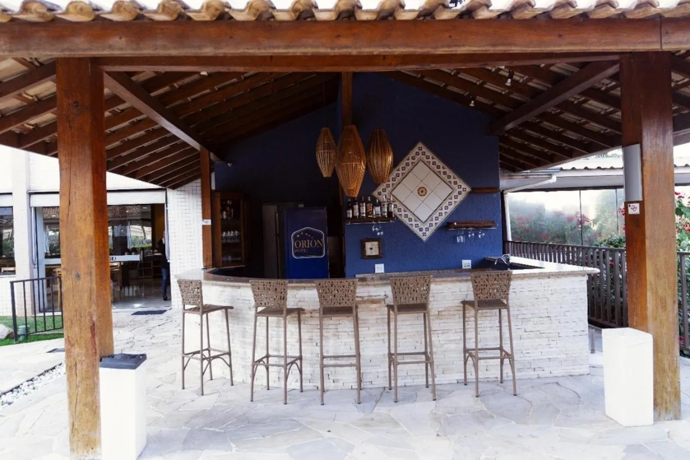 Lounge or bar in Itatiba Orion Hotel