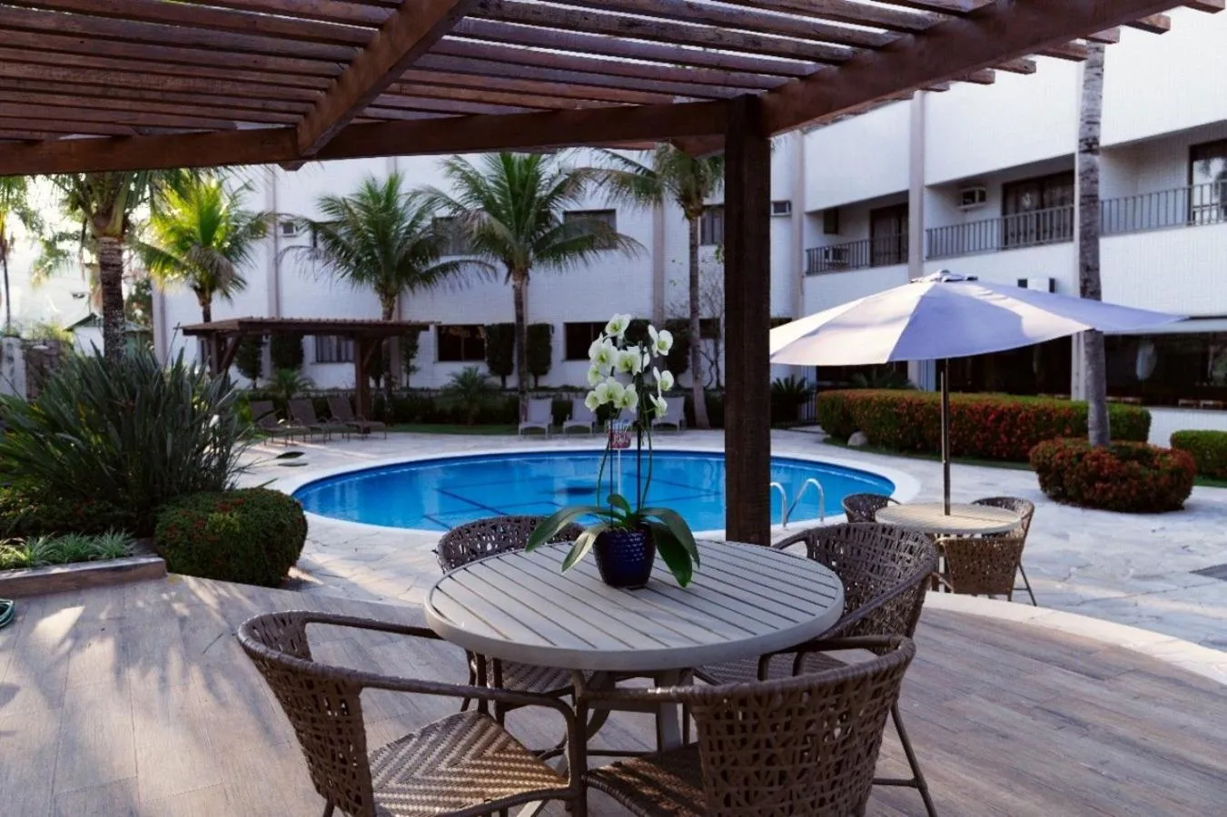 Swimming pool in Itatiba Orion Hotel