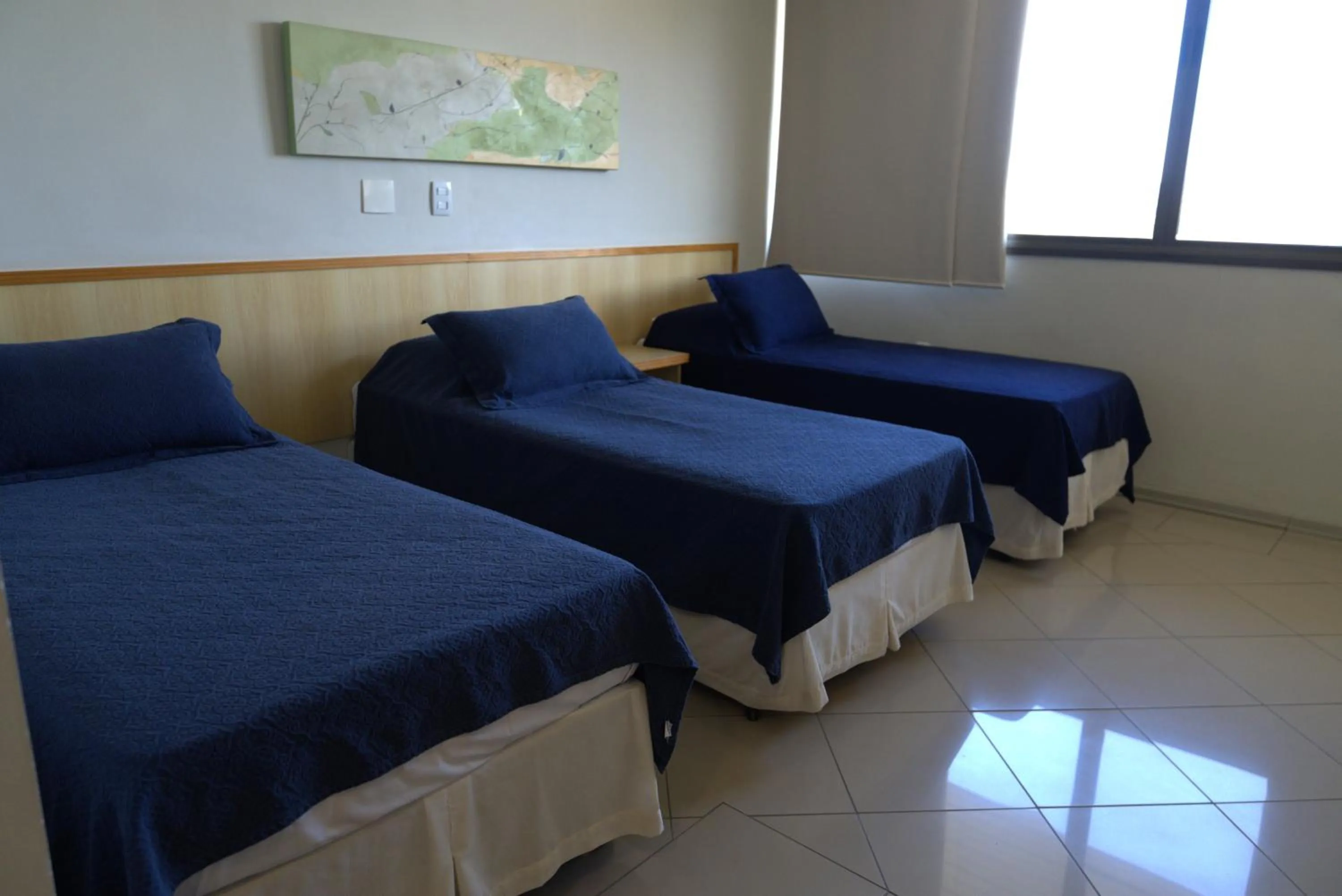 Bed in Itatiba Orion Hotel