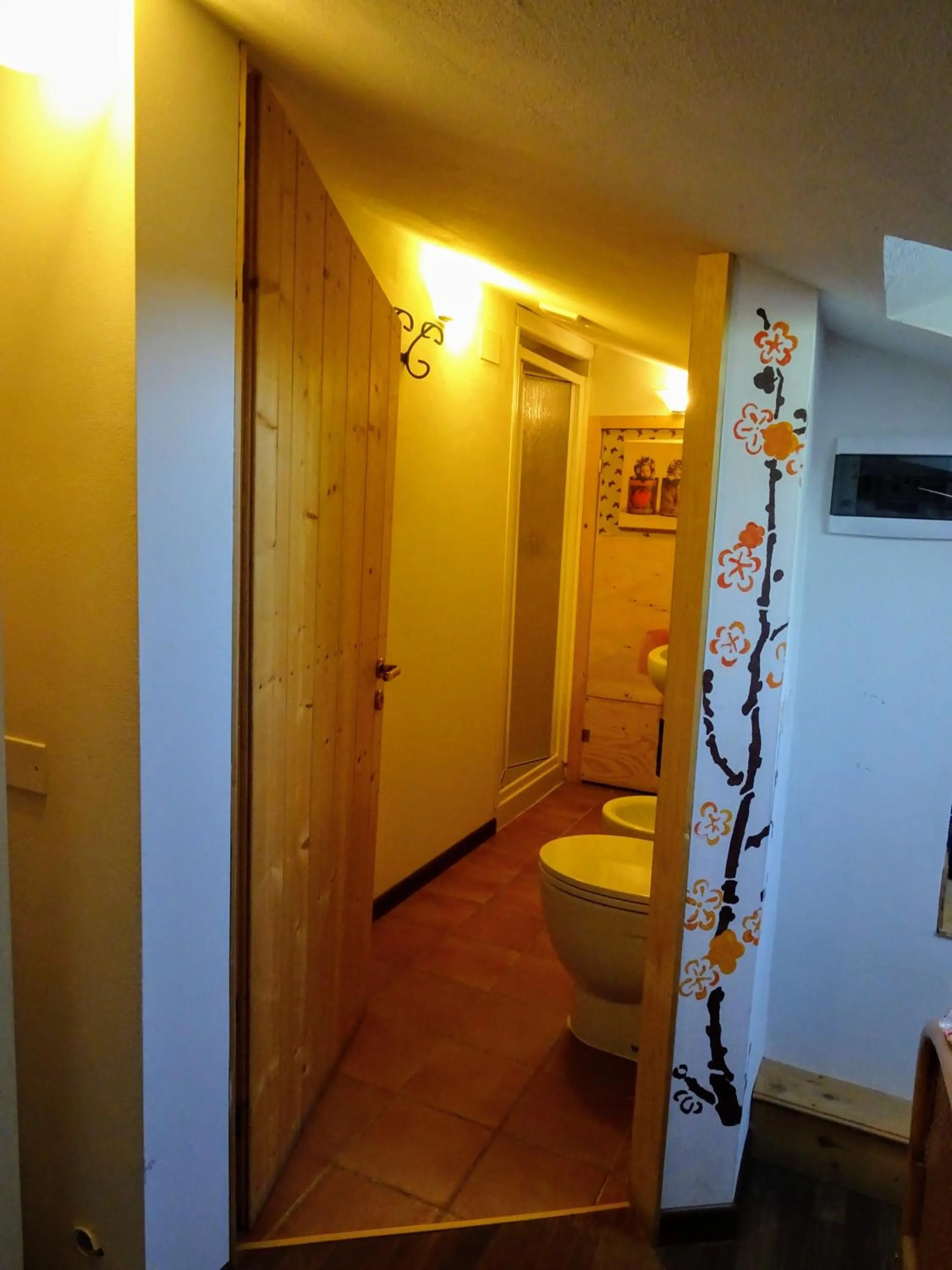 Shower in Le Mimose B&B