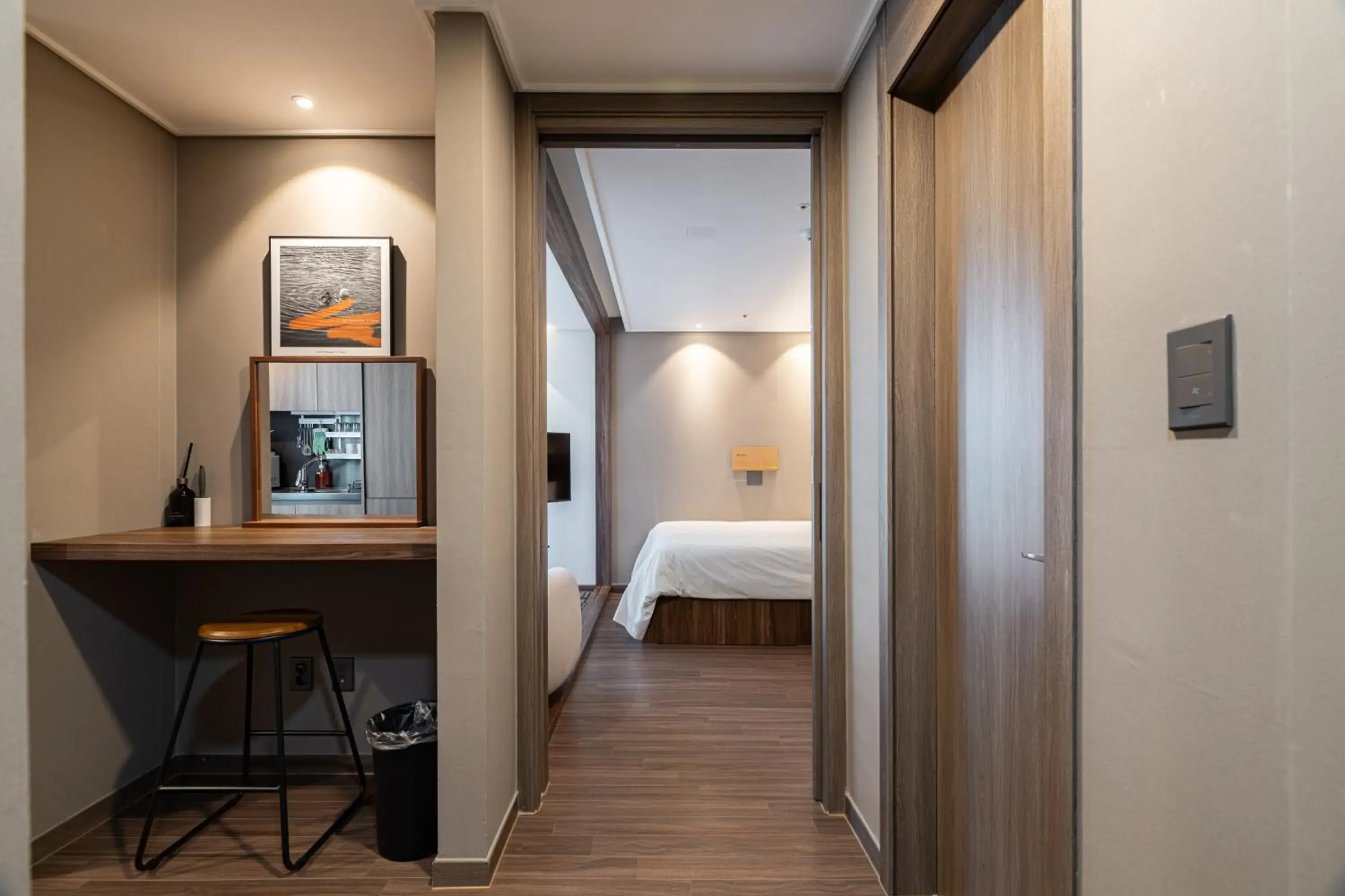 Double Room with Balcony and Sea View - single occupancy in The solid residence - Elbon the stay by haeundae Double Room with Balcony and Sea View - single occupancy in The solid residence - Elbon the stay by haeundae
