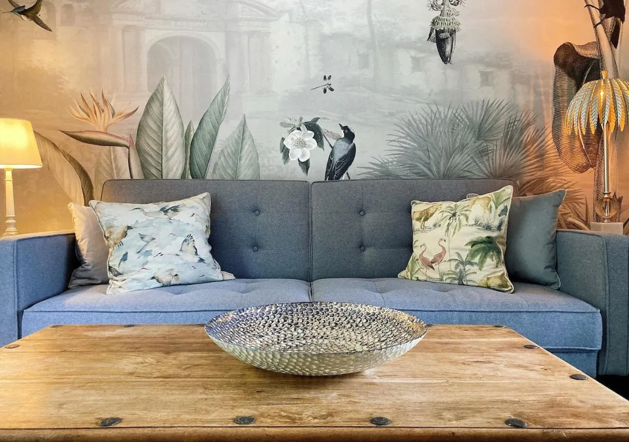 Seating area in Burleigh Court Hotel