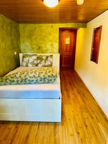 Bed in Swiss Lodge Joopi