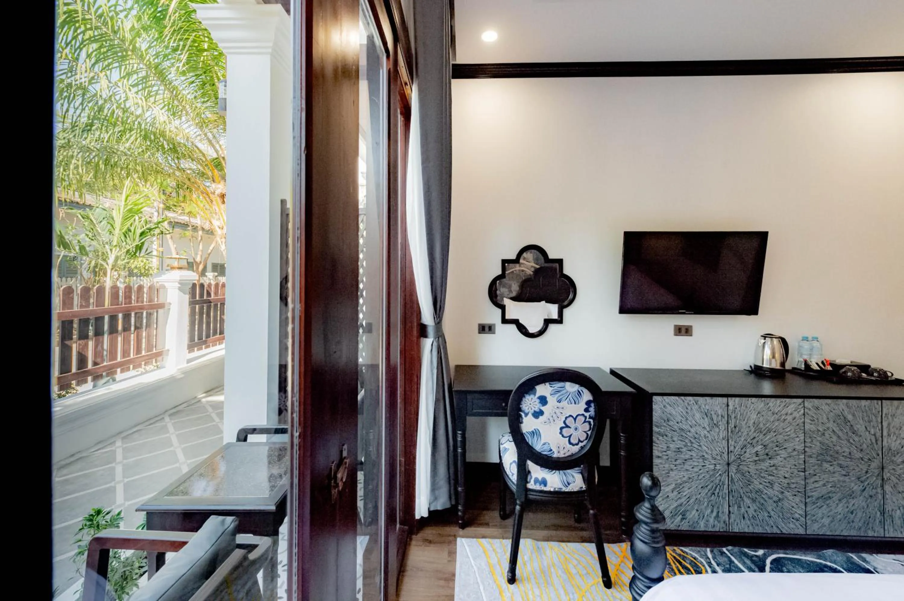 Balcony/Terrace in Cozy An Boutique Hotel Luangprabang