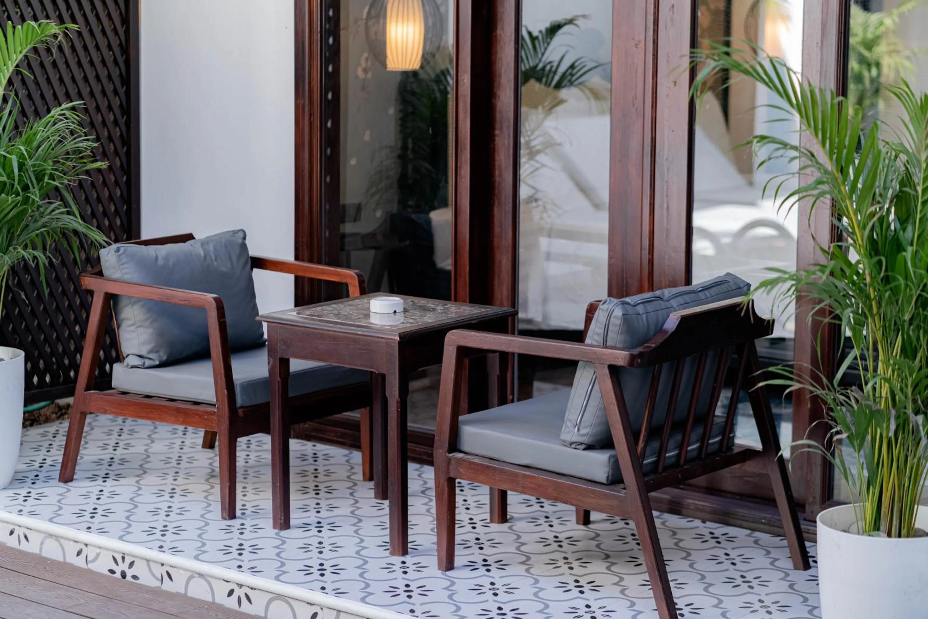 Seating area in Cozy An Boutique Hotel Luangprabang