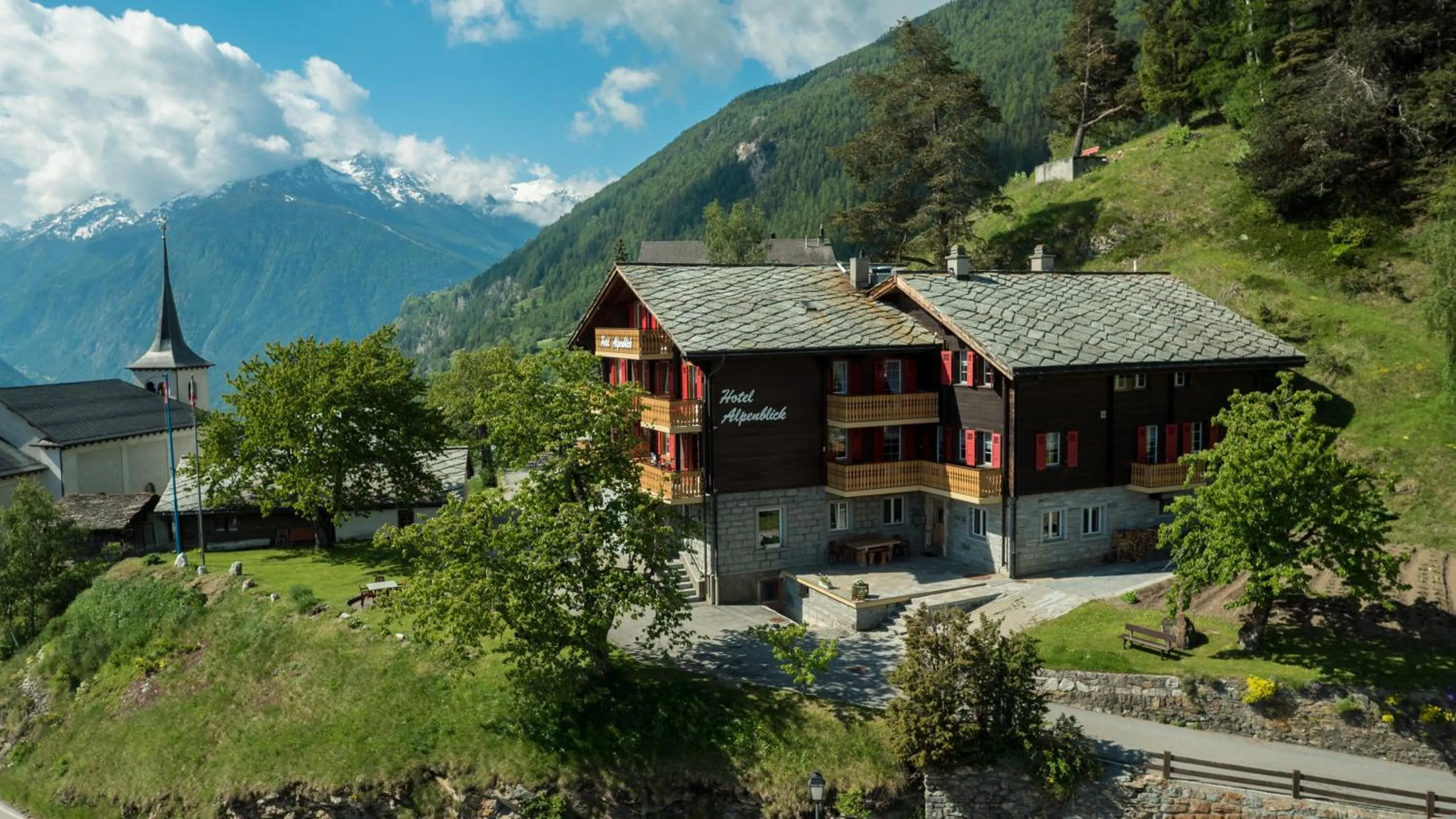 Property building in Hotel Alpenblick