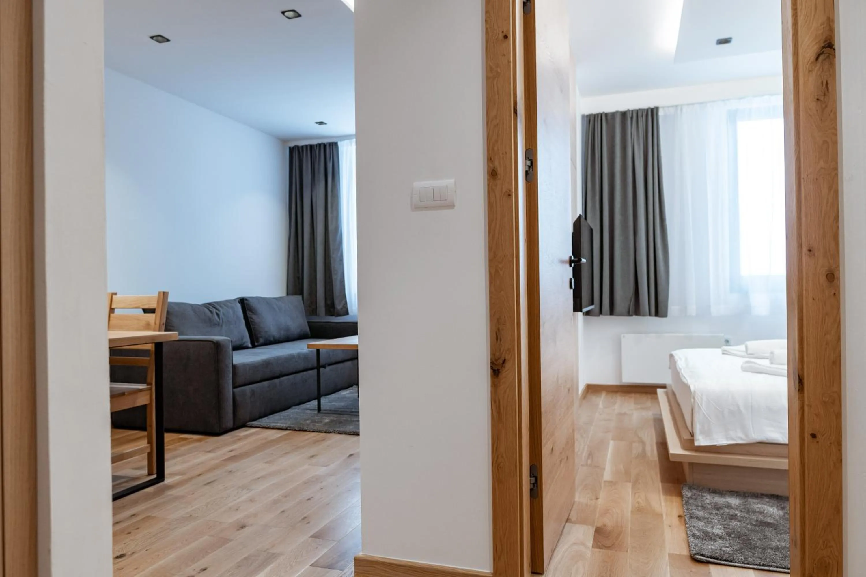 Bed in Aparthotel Zlatni Javor